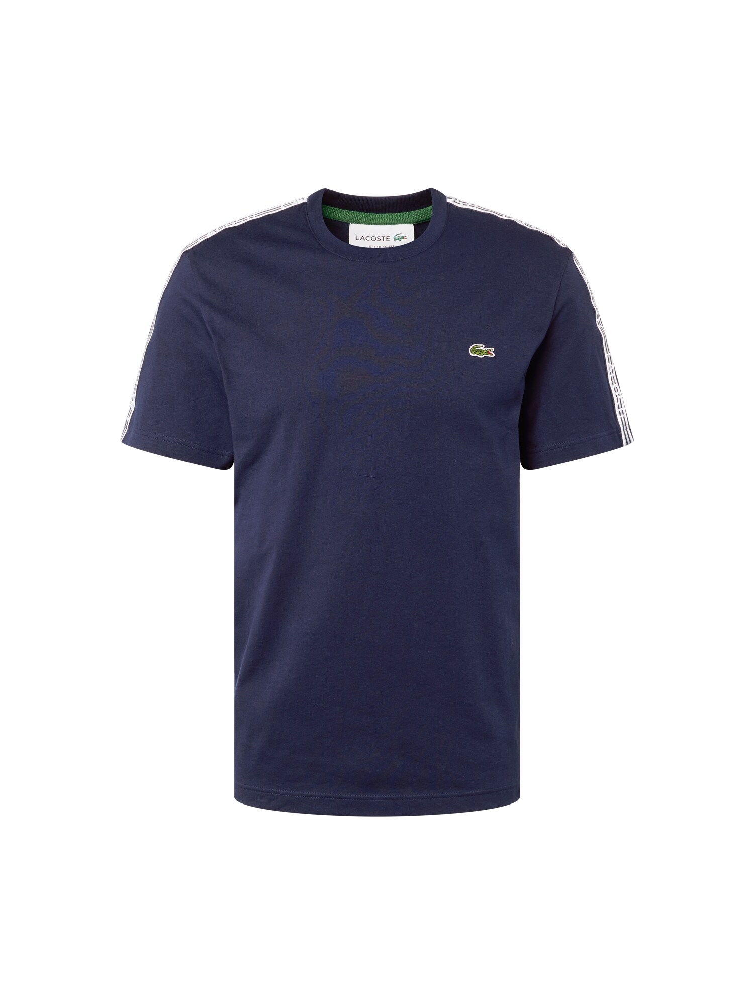 LACOSTE Majica  mornarska / zelena / bela