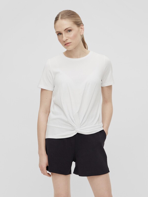 Object Stephanie Kurzarm Knot-Front Top