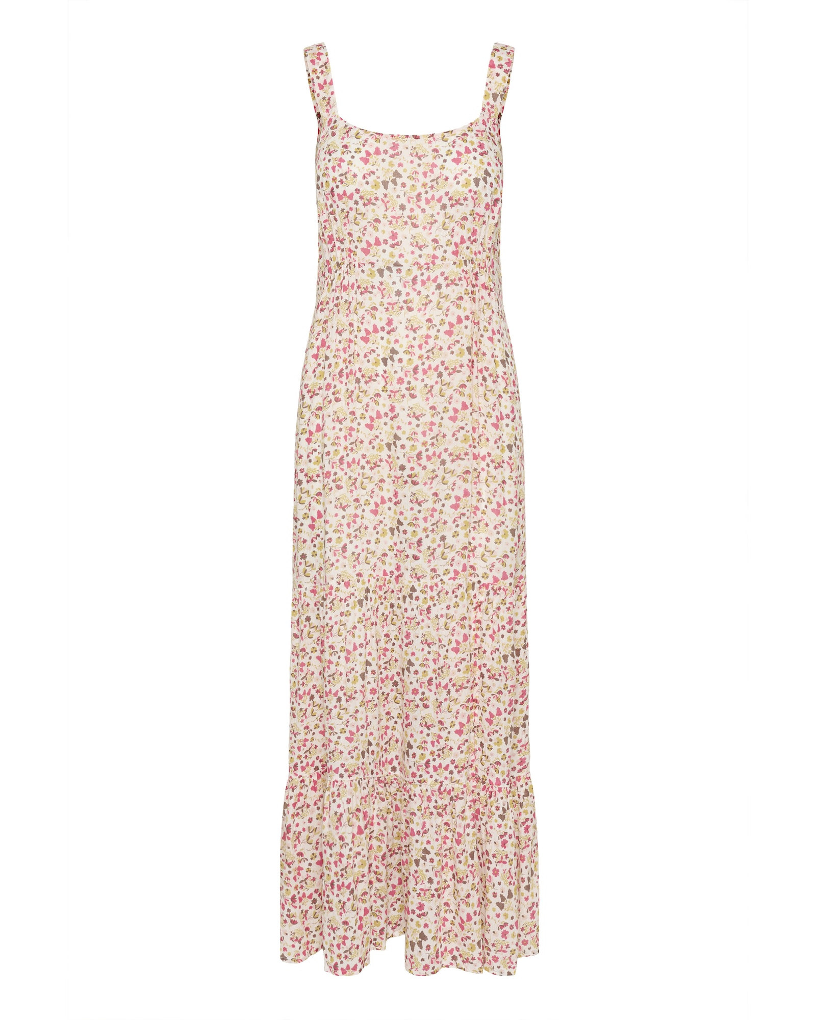 Kaffe Vestido 'KAValery Amber' marrón / capuchino / rosa claro / offwhite