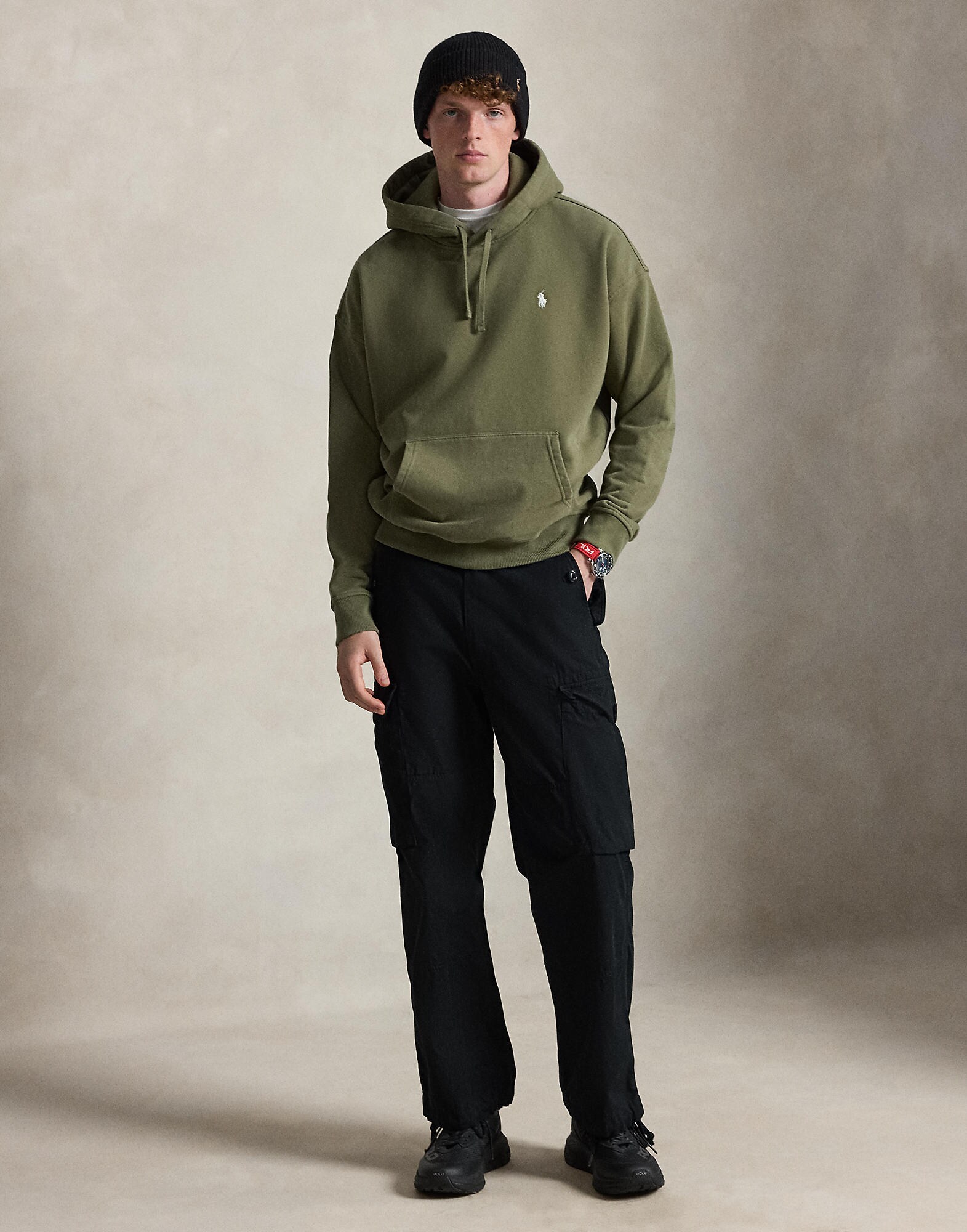 Polo Ralph Lauren Sudadera oliva / blanco – imagen 4