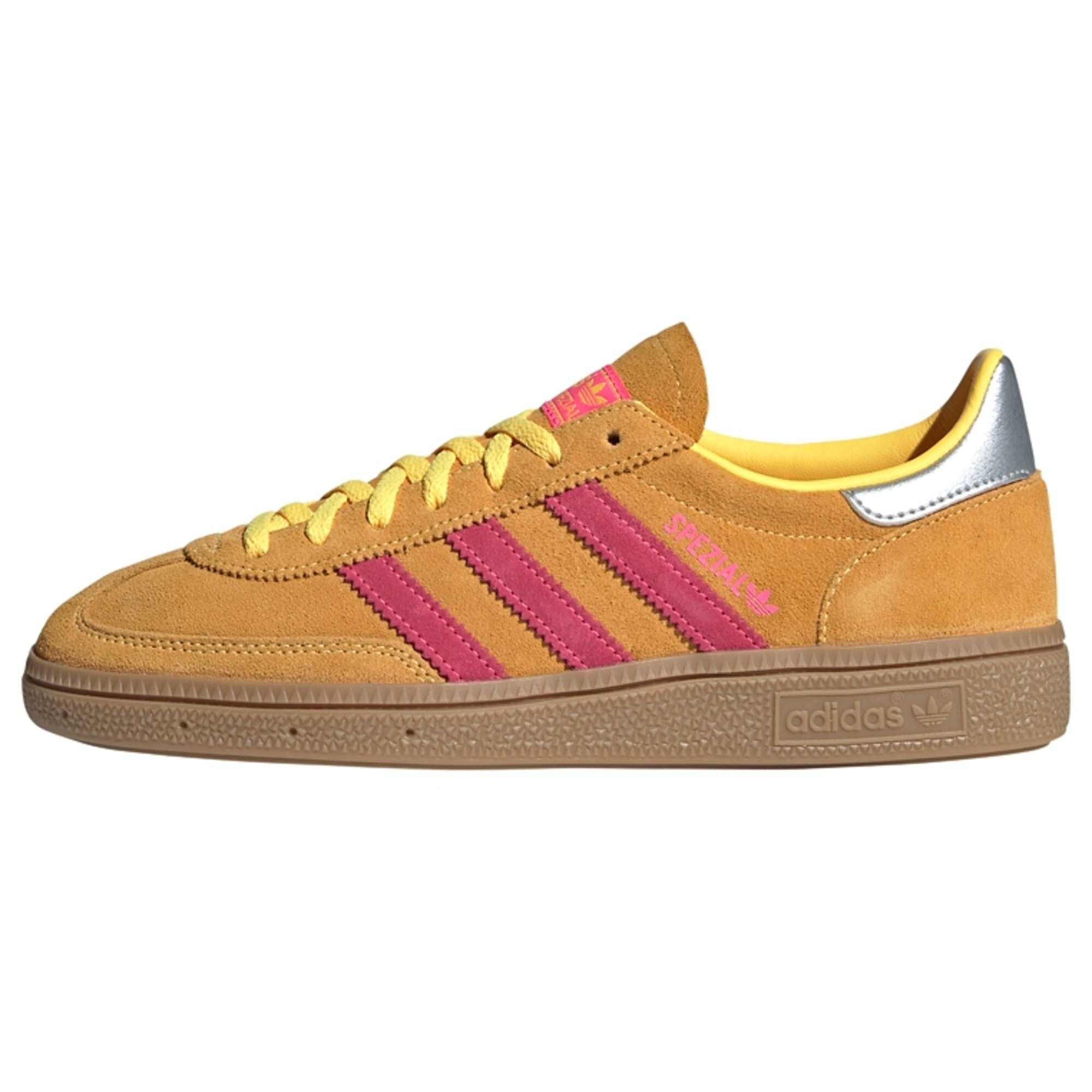 ADIDAS ORIGINALS Nízke tenisky 'Handball Spezial'  žltá / oranžová / pitaya / strieborná