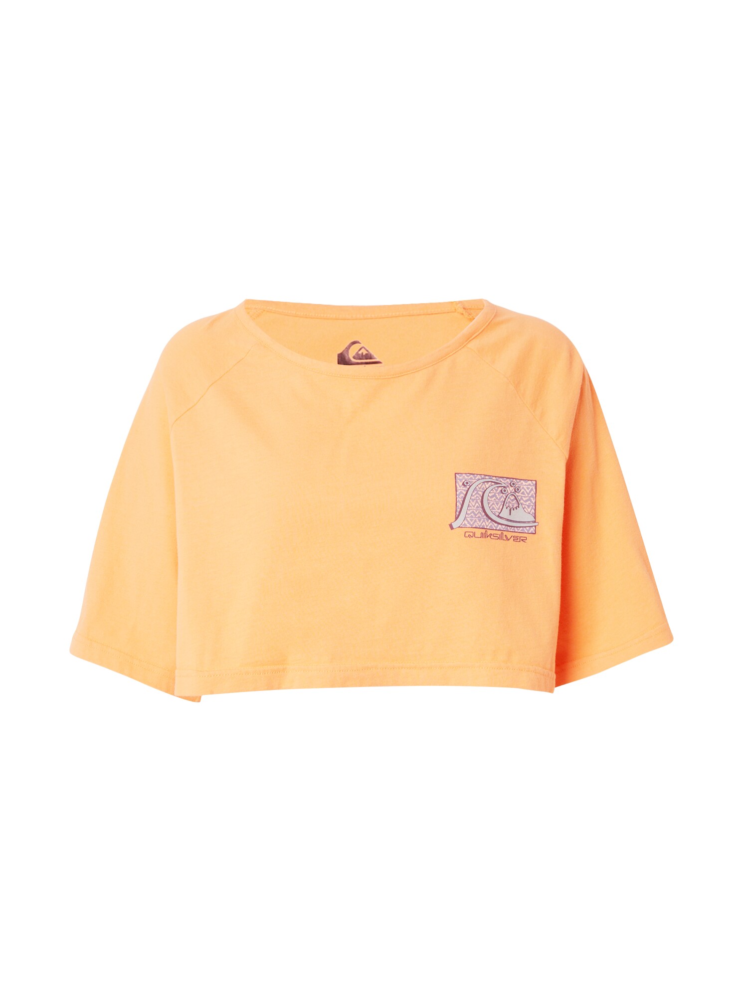 QUIKSILVER Tričko dymovo modrá / modrozelená / oranžová