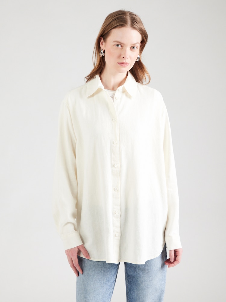 QS Bluse Damen Größe M/L weiß