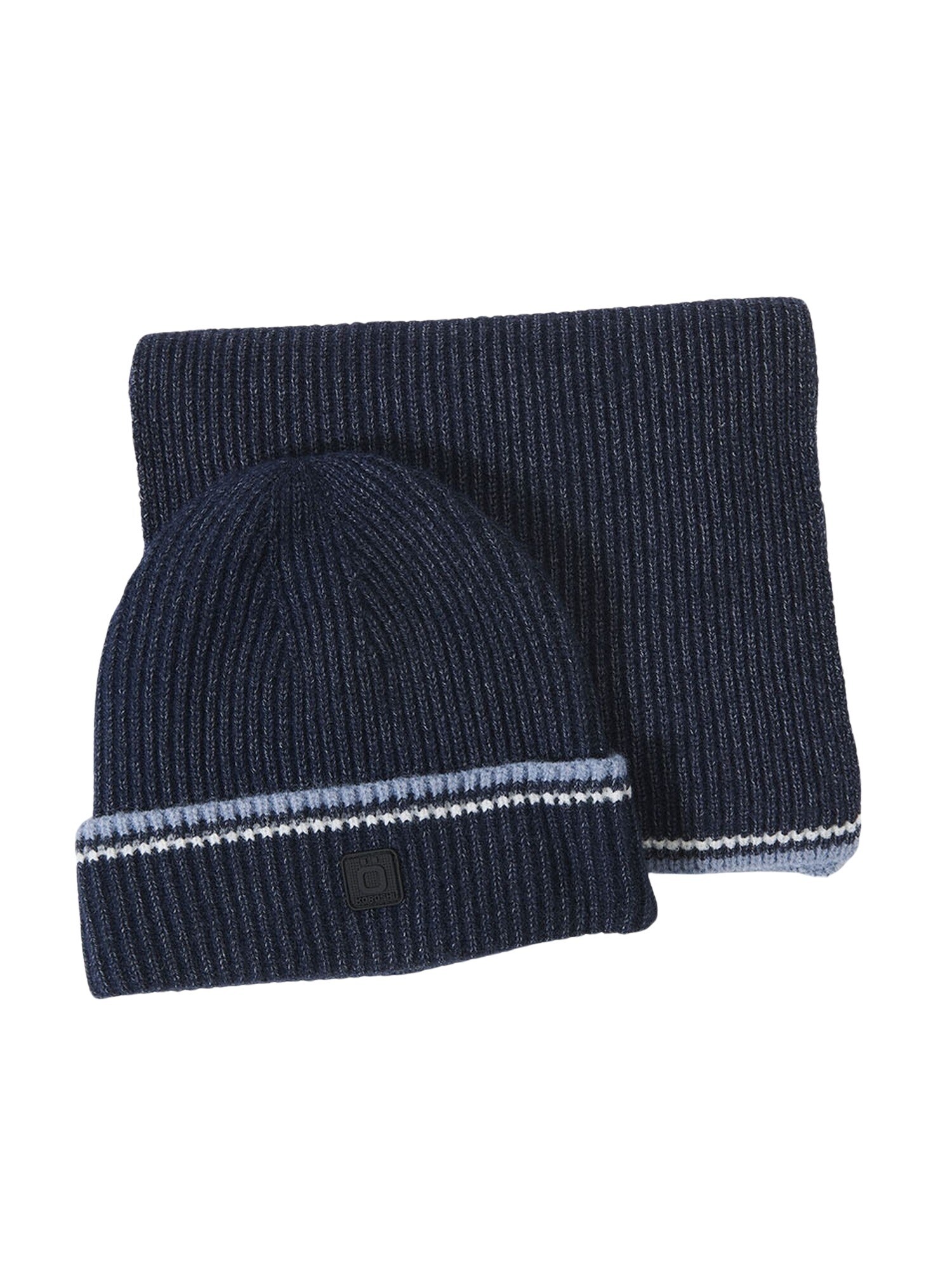 KOROSHI Căciulă  bleumarin / albastru deschis