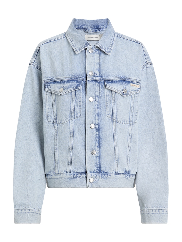 Calvin Klein Jeans Jacke Damen Größe XS hellblau