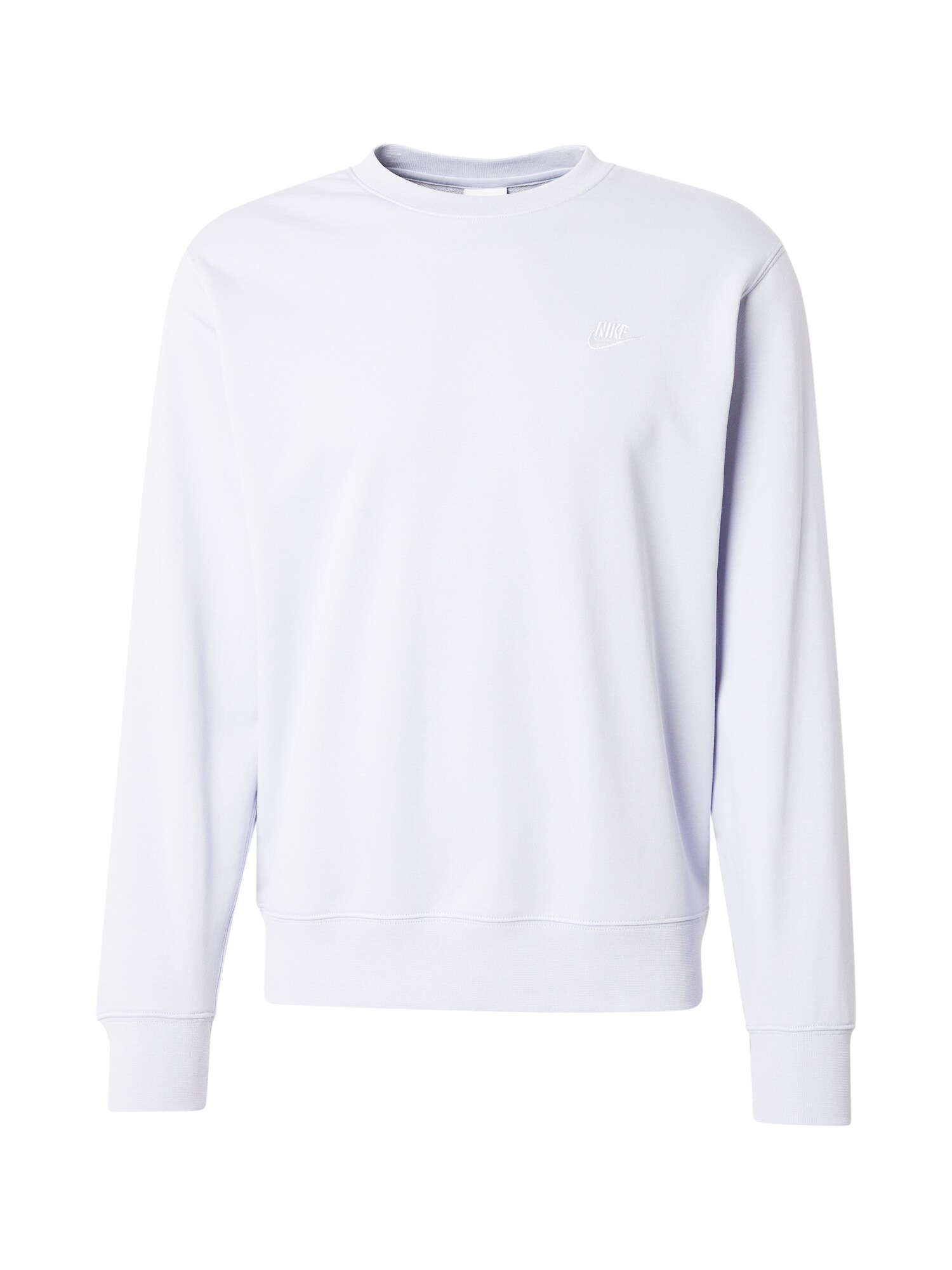 Nike Sportswear Bluză de molton Club Fleece  mov pastel / alb