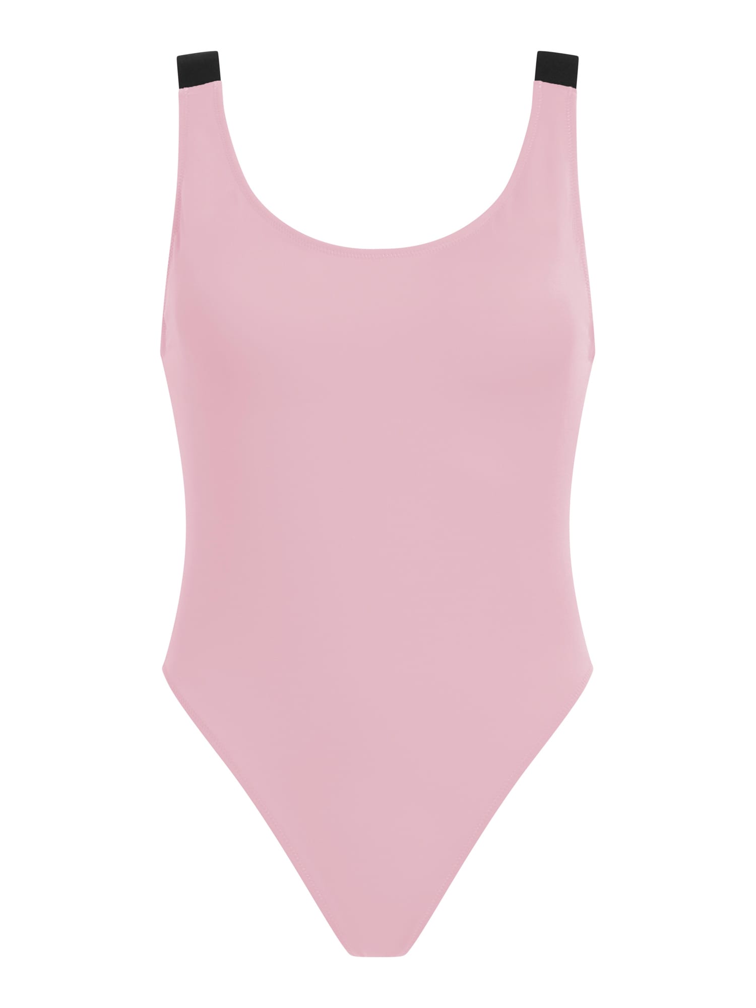 Calvin Klein Swimwear Costum de baie întreg  roz pal / negru / alb