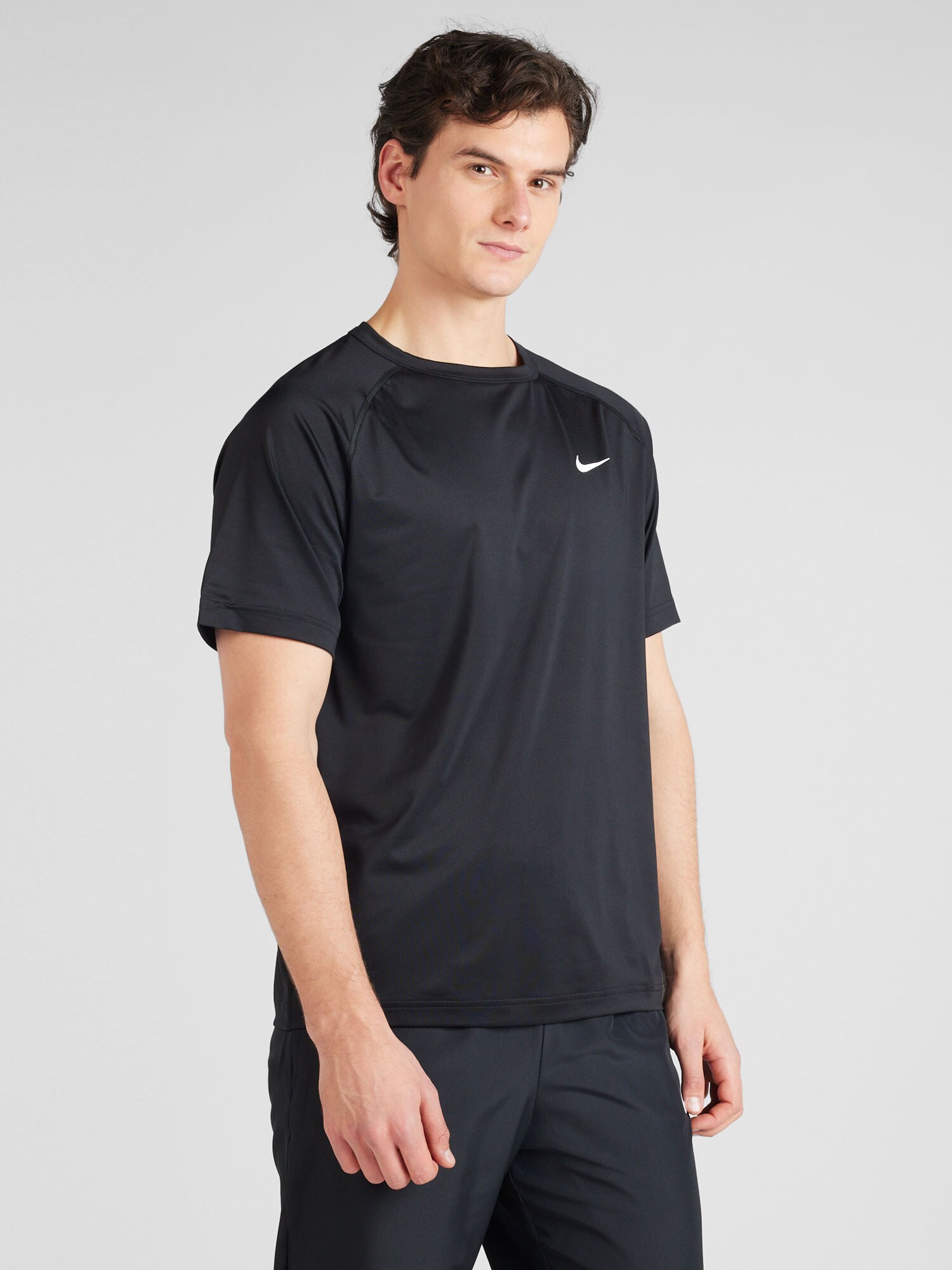 NIKE Funkcionális felső 'Ready'  fekete / fehér termék 2. képe