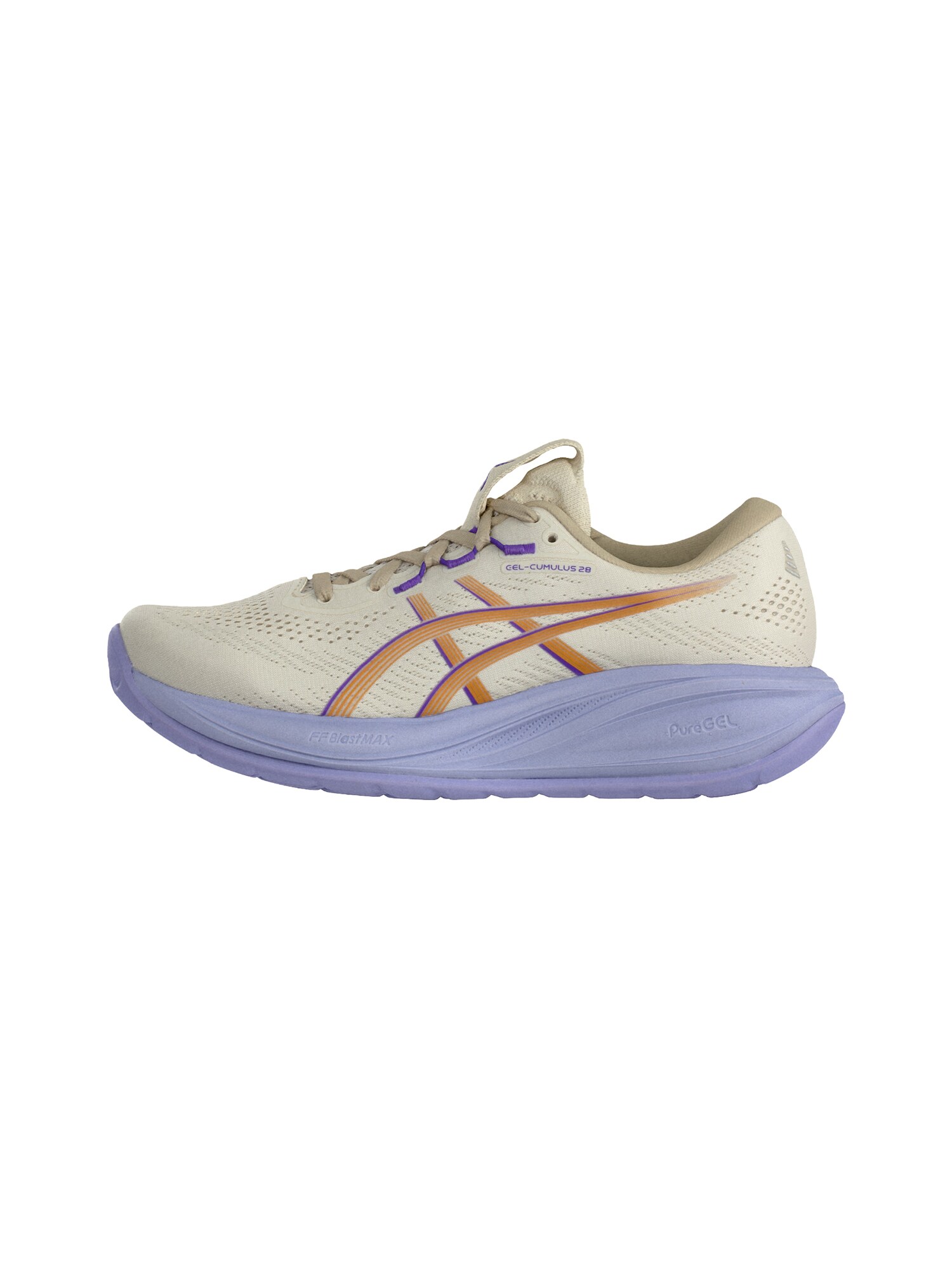 ASICS Sneaker de alergat Gel-Cumulus 28 bej / mov închis / portocaliu