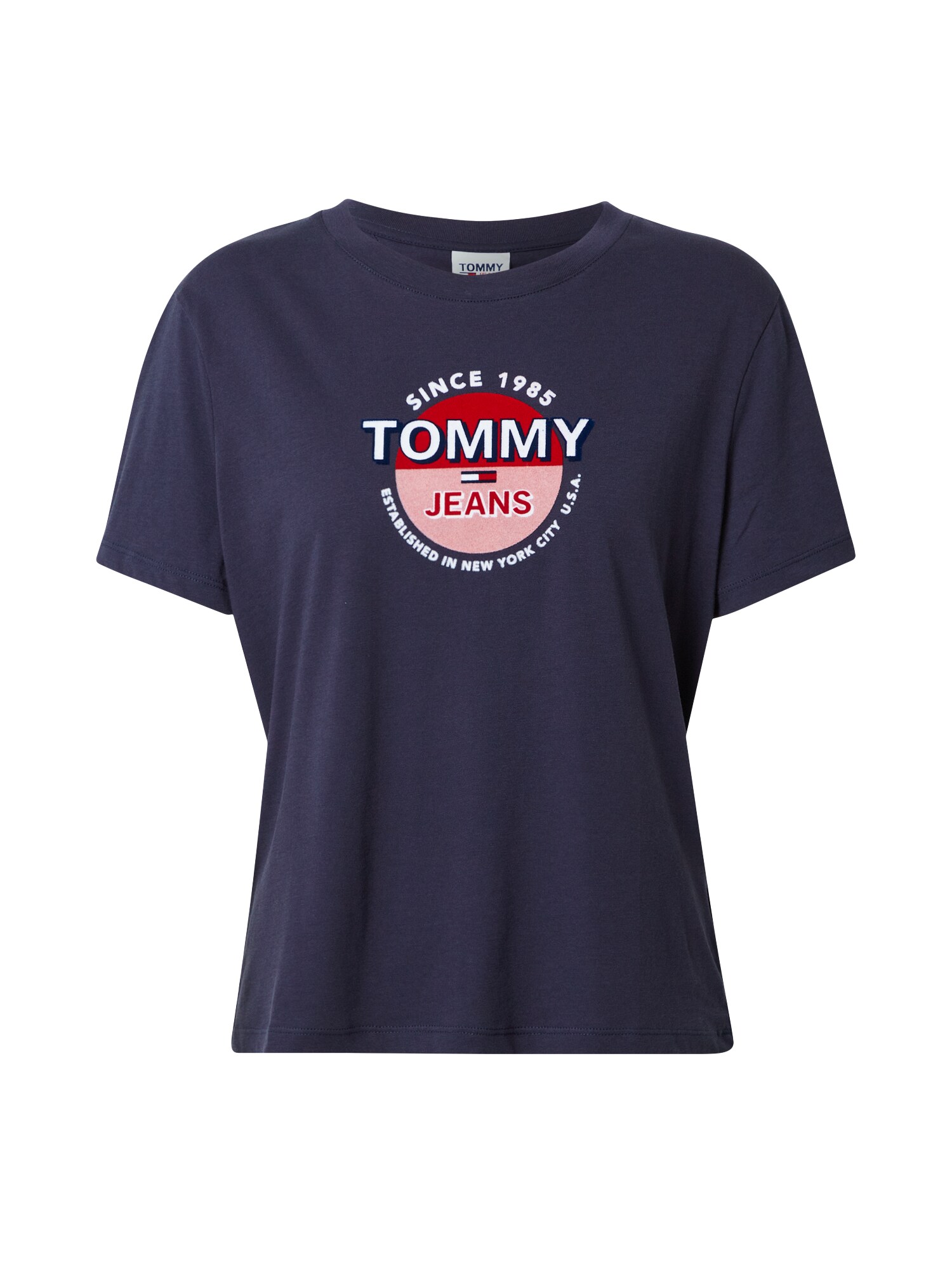 Tommy Jeans Marškinėliai  tamsiai mėlyna / raudona / pastelinė raudona / balta