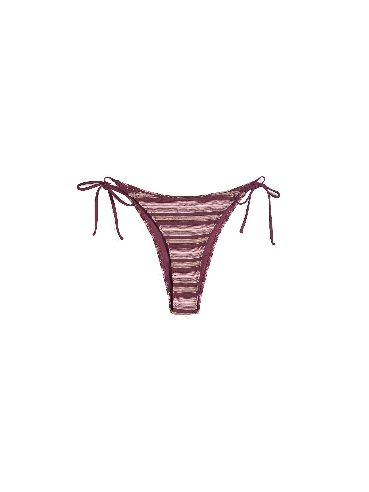 Bershka Slip costum de baie  ciclam / alb