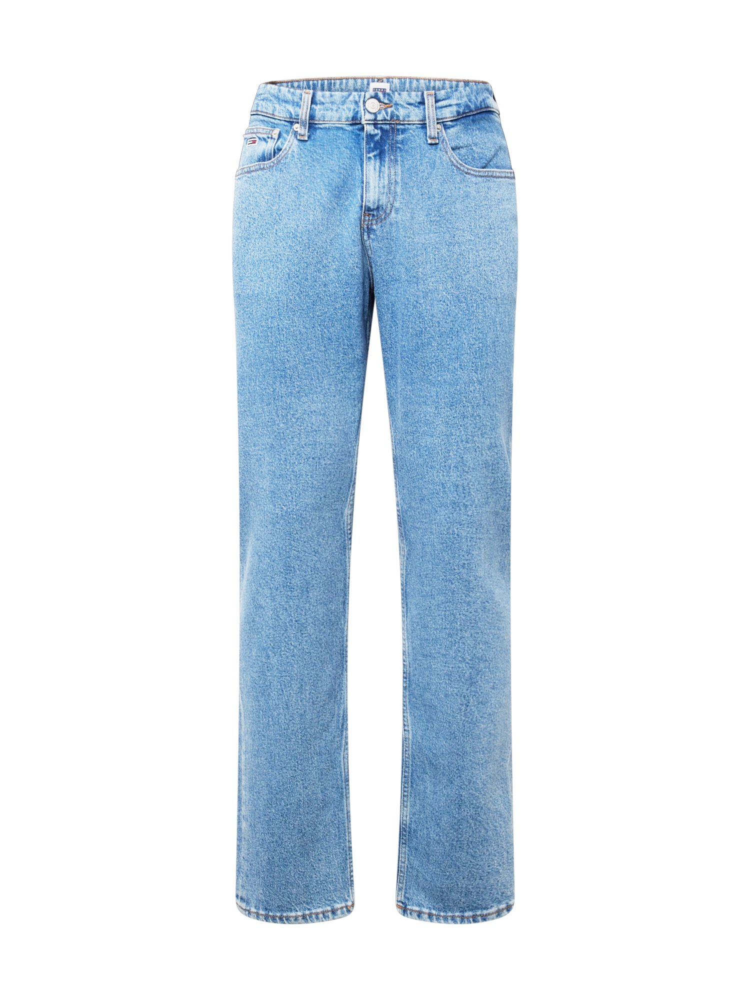 Tommy Jeans Džinsai 'RYAN' tamsiai (džinso) mėlyna / tamsiai mėlyna / ryškiai raudona / balta