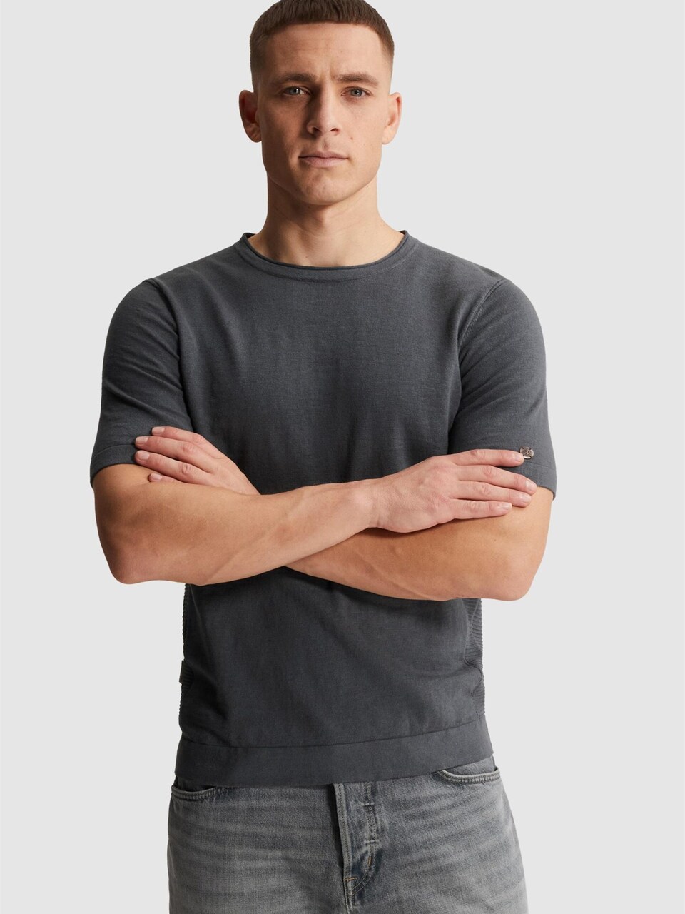 T-shirt 'T-shirt in slub cotton'