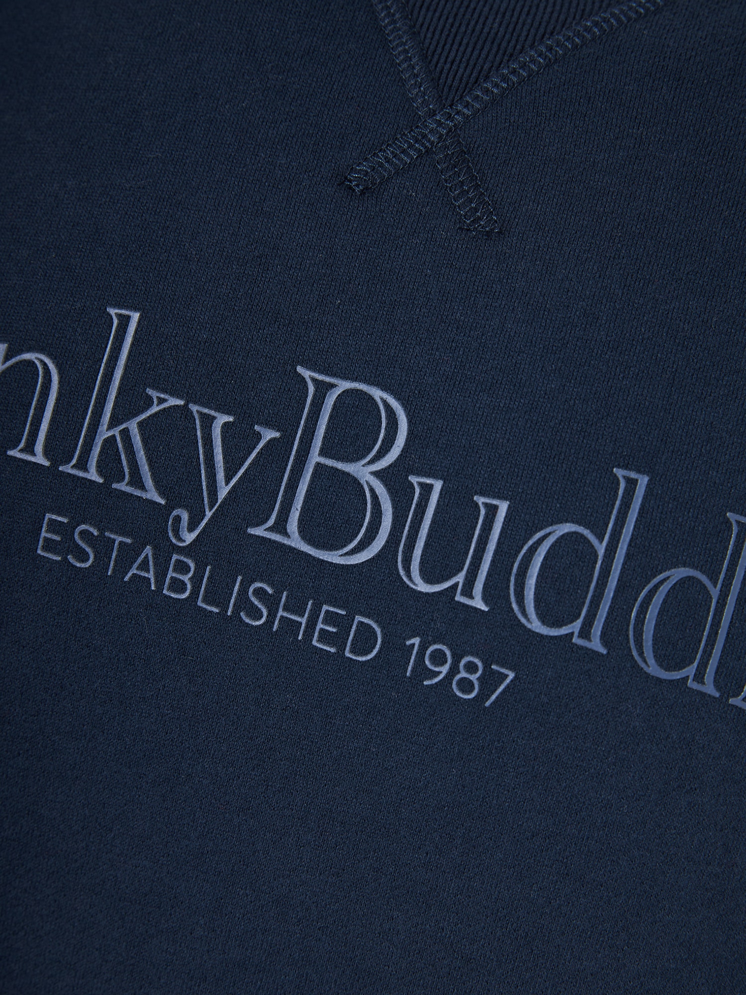 Funky Buddha Tréning póló  tengerészkék / galambkék termék 2. képe