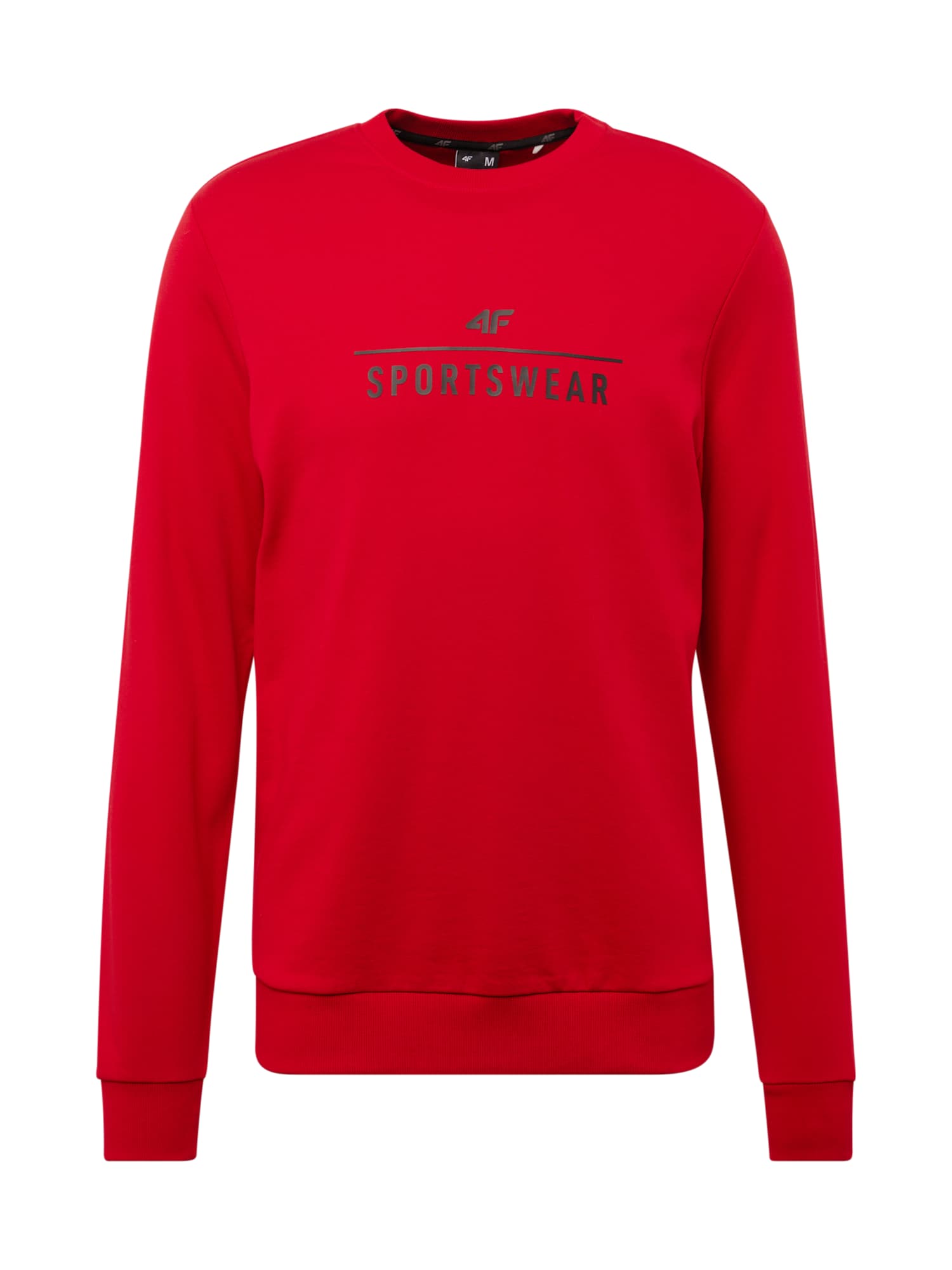 4F Sportska sweater majica  crvena / crna
