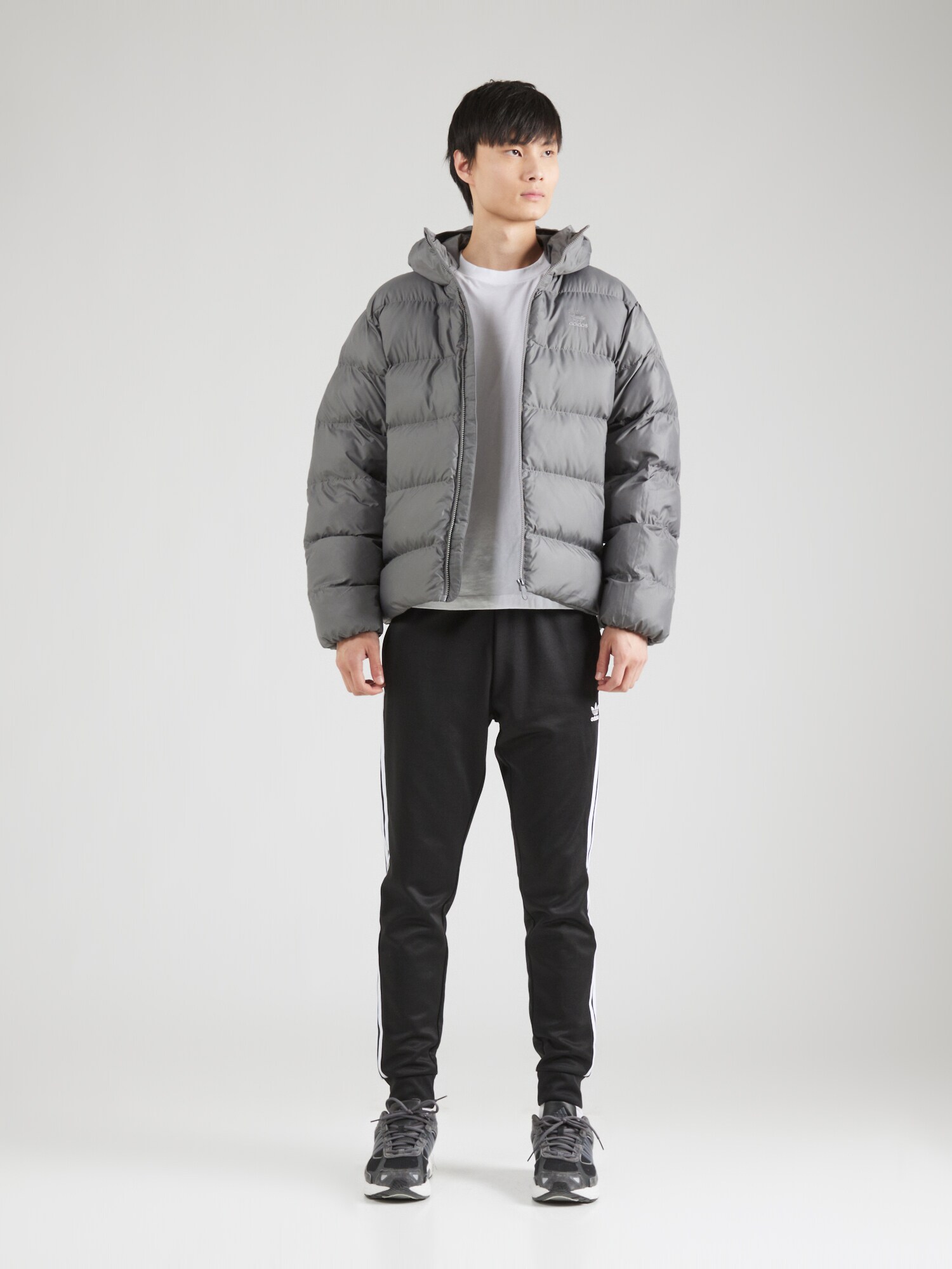 ADIDAS ORIGINALS Zimná bunda 'Commercial' sivá (obrázok 4)