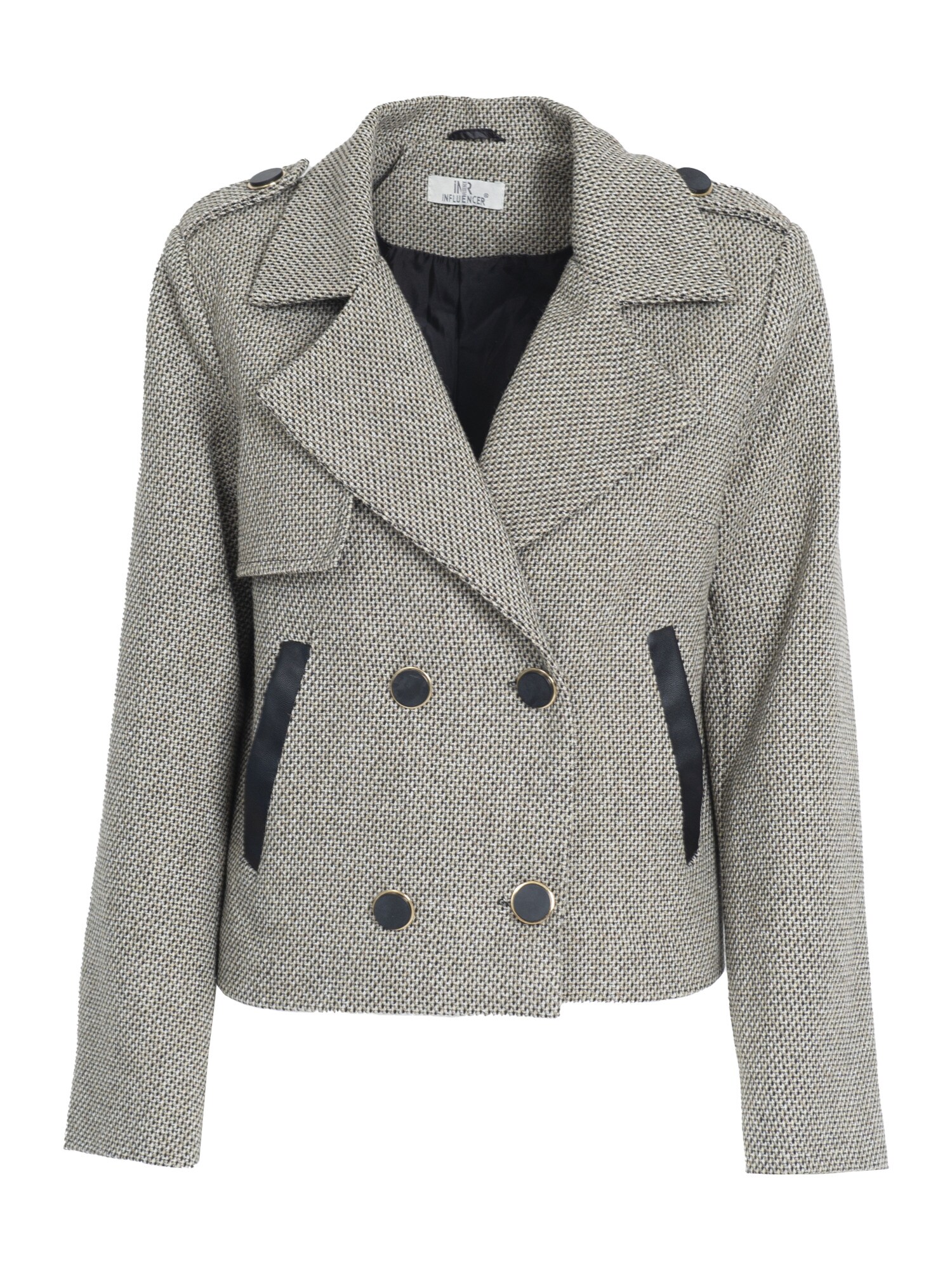 Influencer Blazer  temno siva / svetlo siva / črna