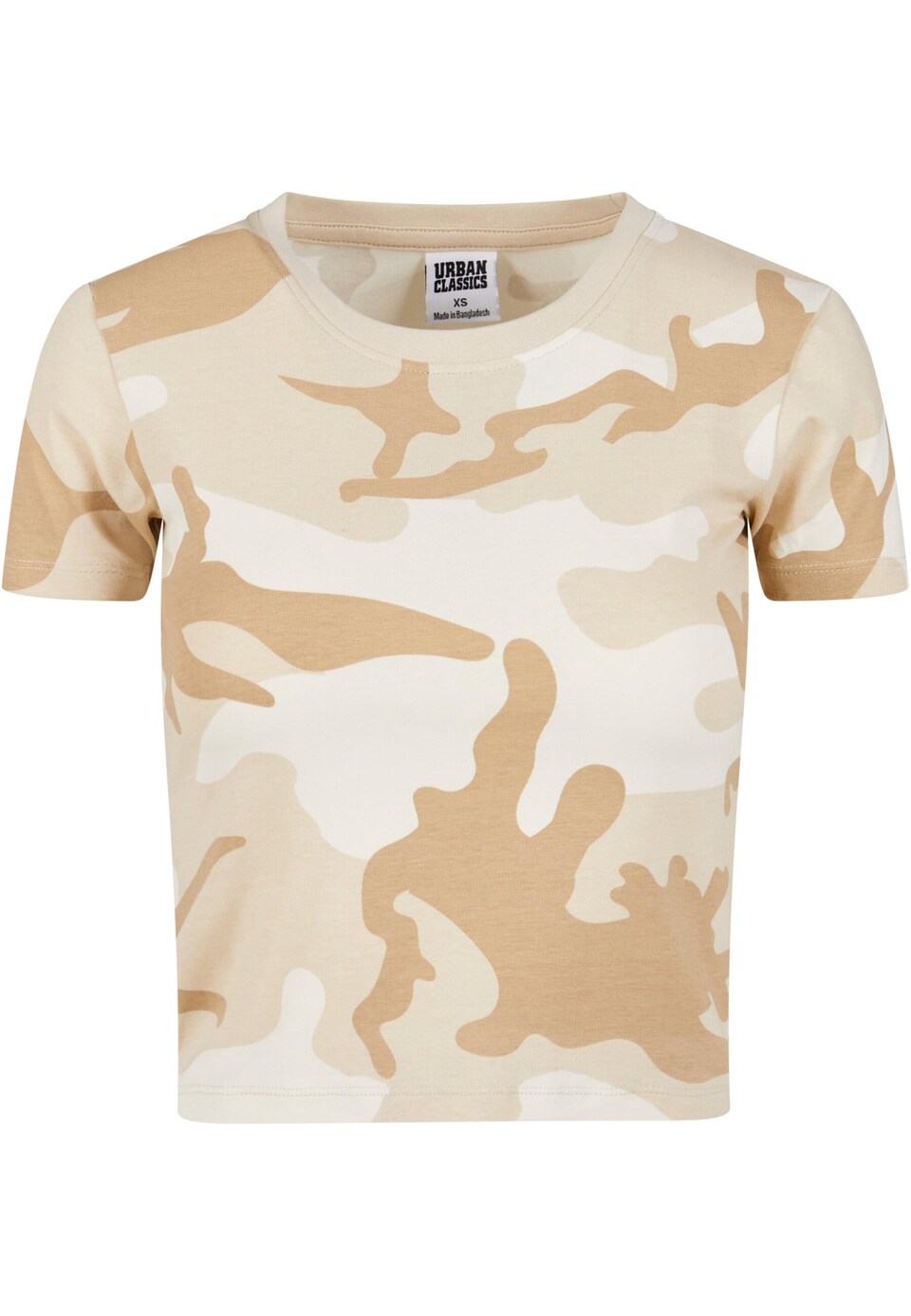 T-shirt beige / brokad