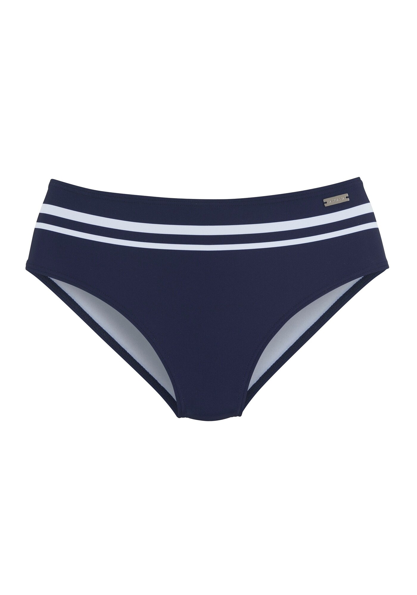 LASCANA Bikini nadrágok  tengerészkék / fehér akciós termékkép 1