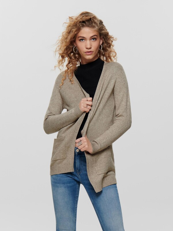 Only Lesly Langarm-Strickjacke mit durchbrochenem Muster