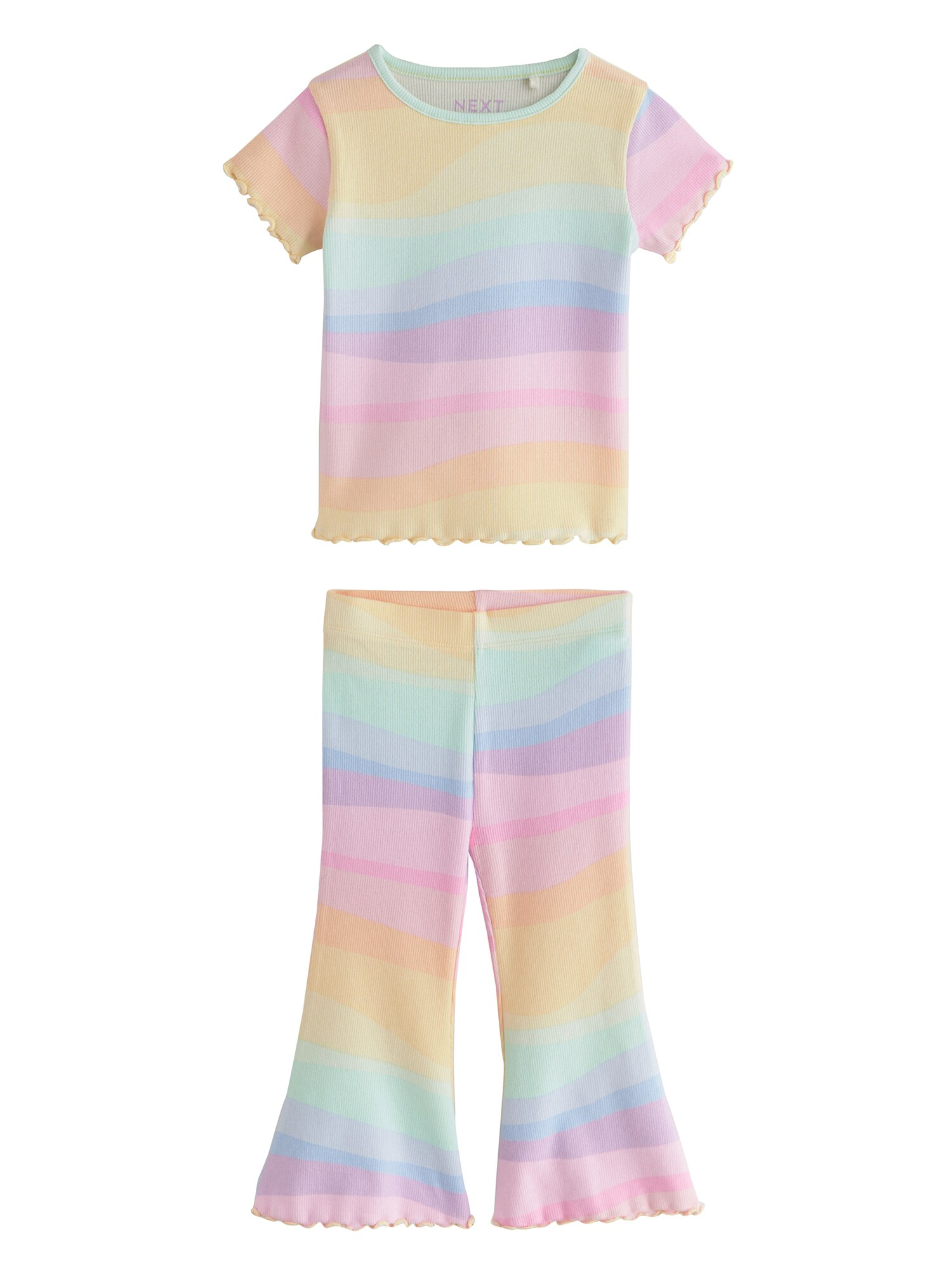 Next Set  galben pastel / verde mentă / lila / roz