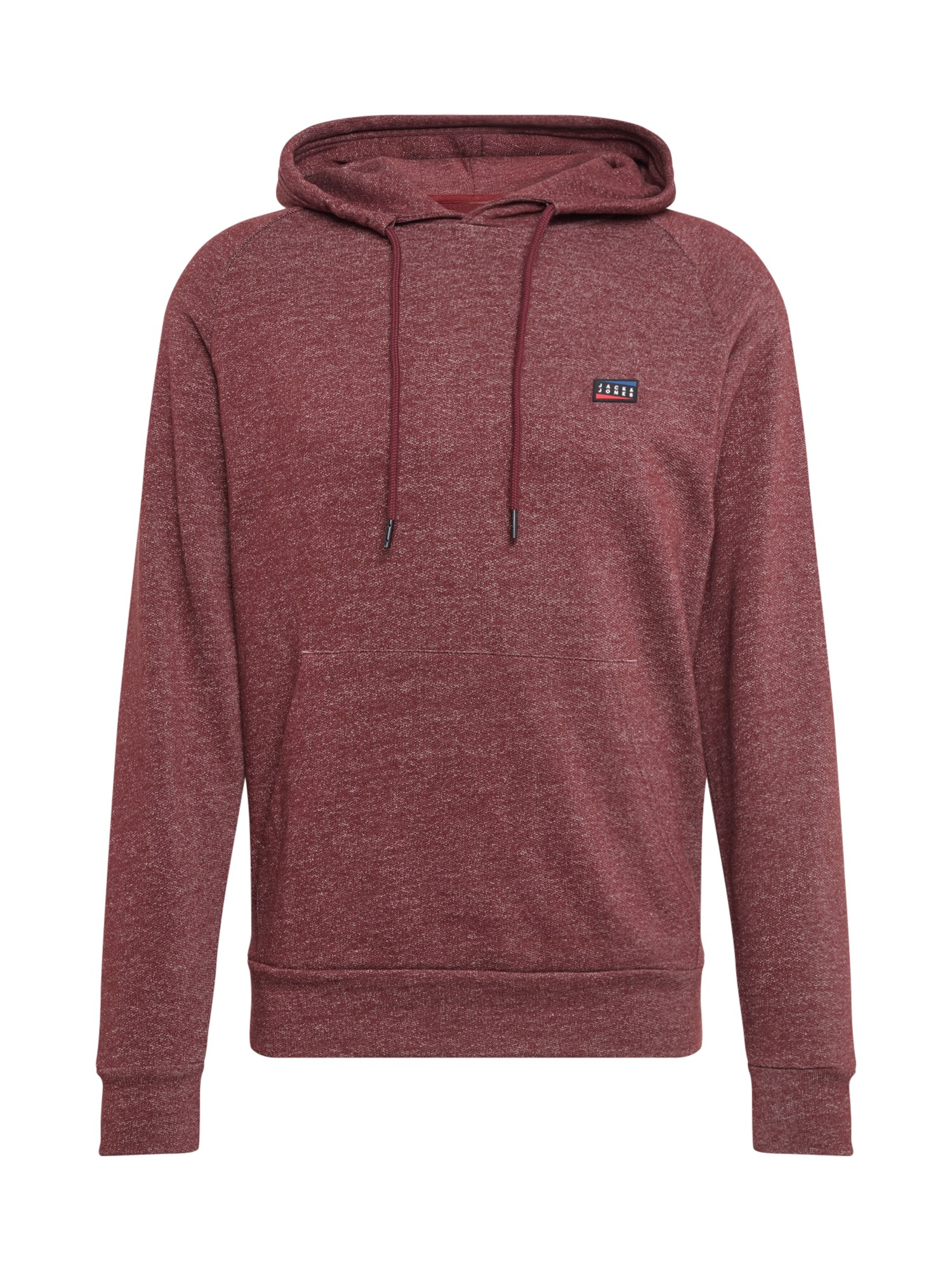 JACK & JONES Megztinis be užsegimo  vyno raudona spalva / smėlio