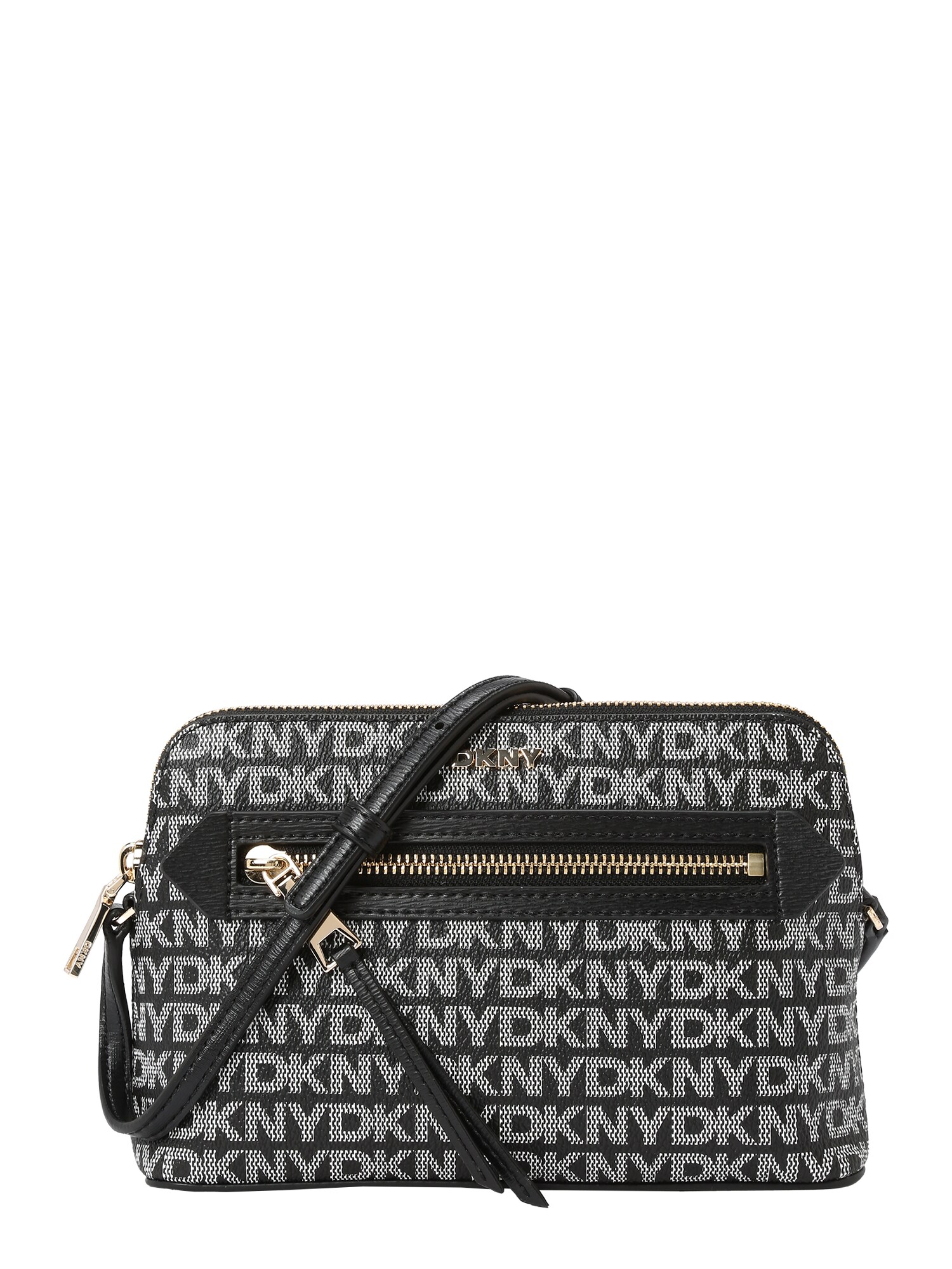 DKNY Taška cez rameno 'Bryant Ave'  čierna / biela