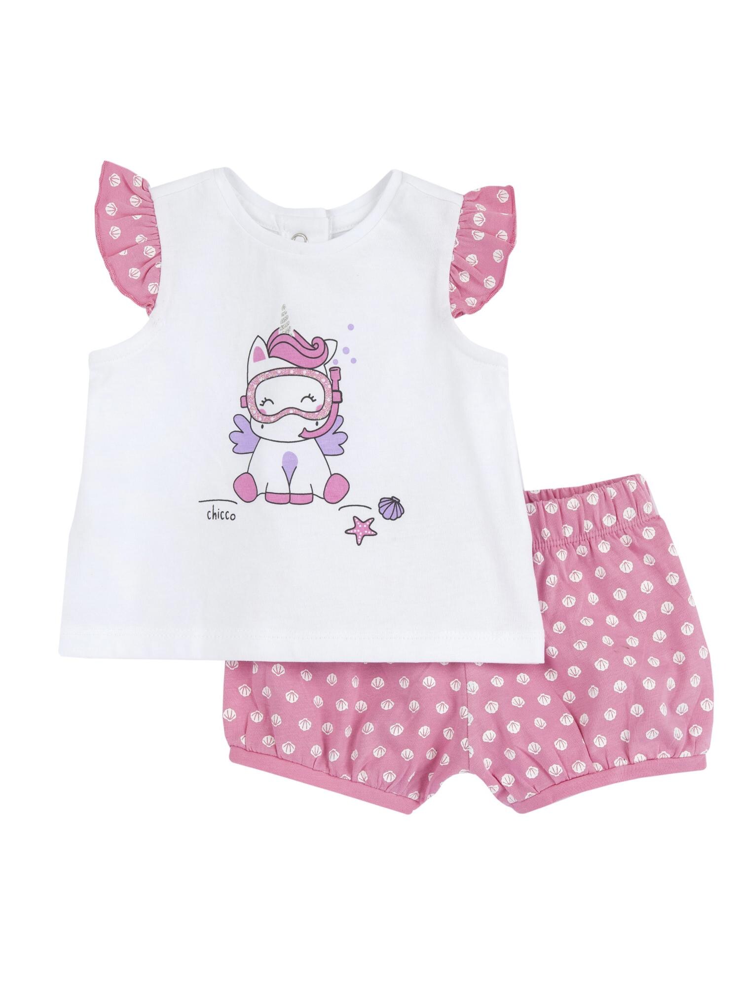 Chicco Set  mov lavandă / roz / negru / alb