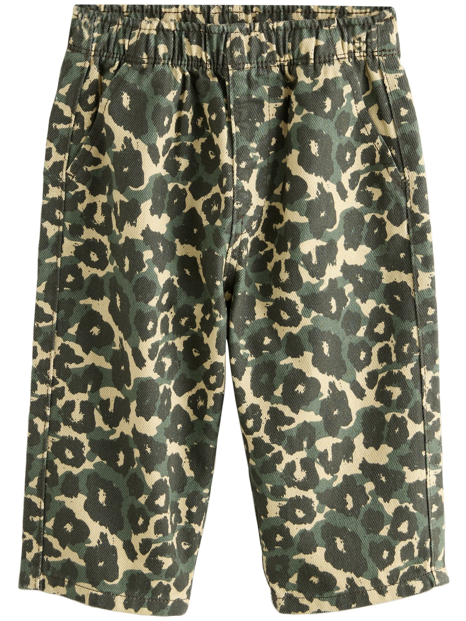 Next Pantaloni  nisipiu / verde / negru