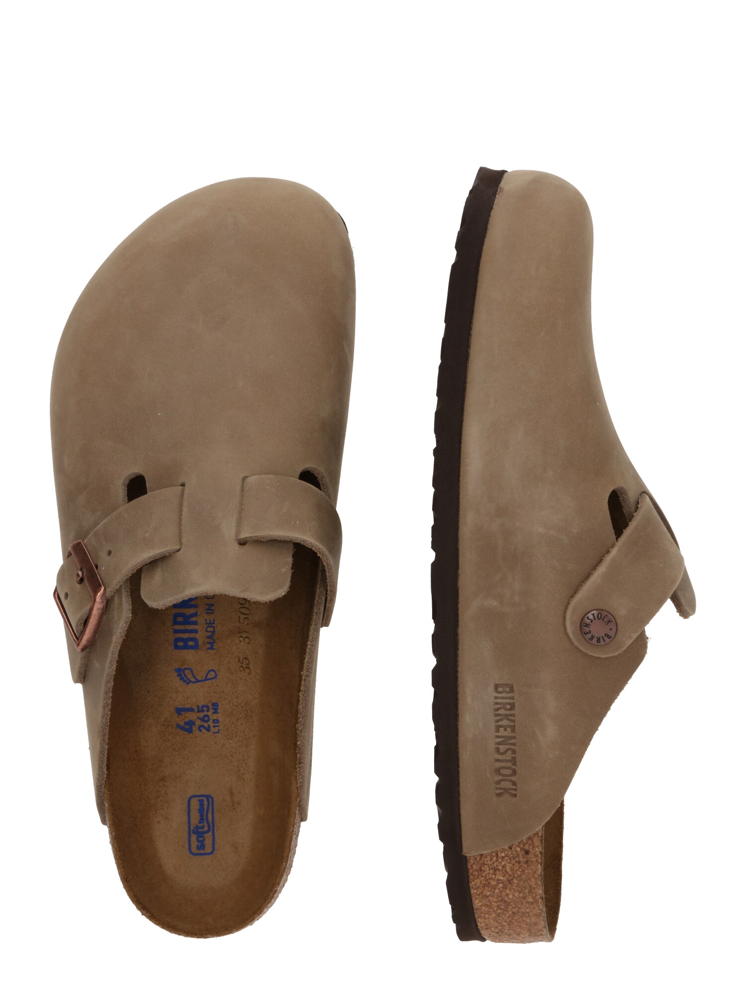 Birkenstock Boston SFB LEOI Zuecos Hombre - Marrón Talla 45r – imagen 3