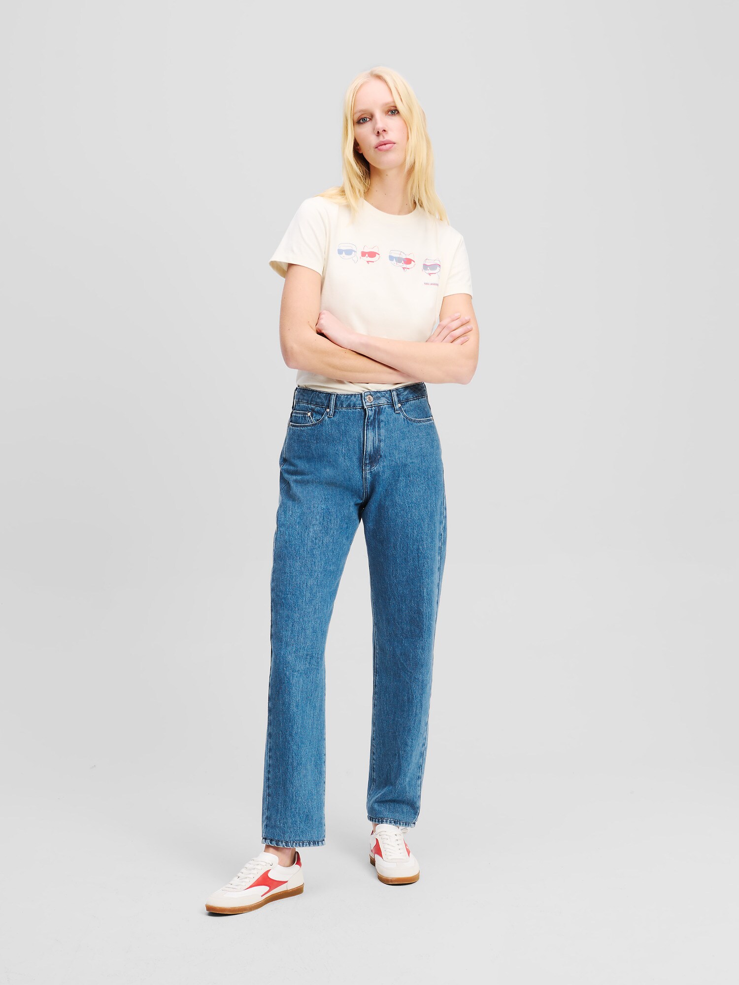Karl Lagerfeld Farmer  kék / piros / fekete termék 2. képe