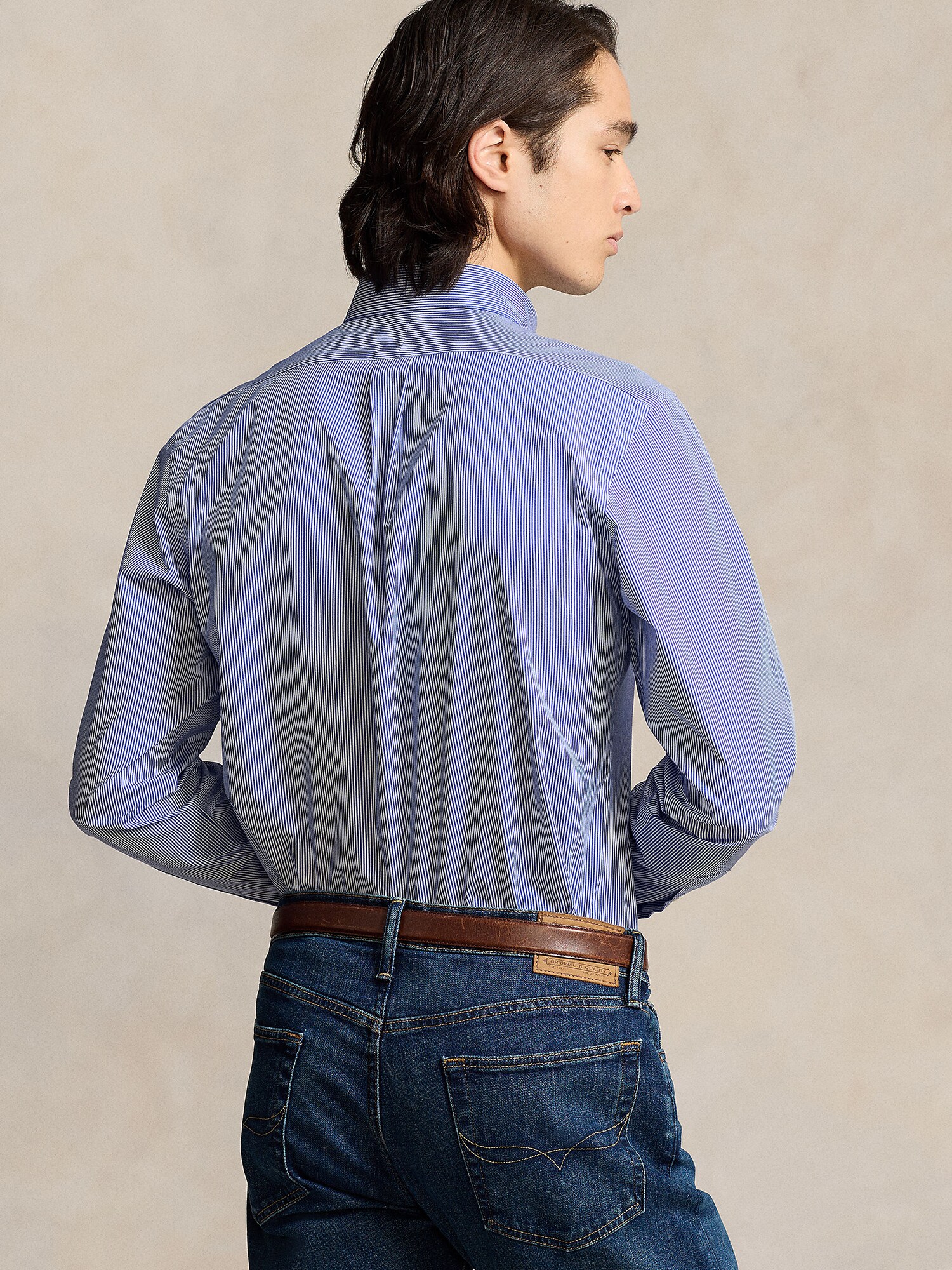 Polo Ralph Lauren Camisa azul real / blanco – imagen 12