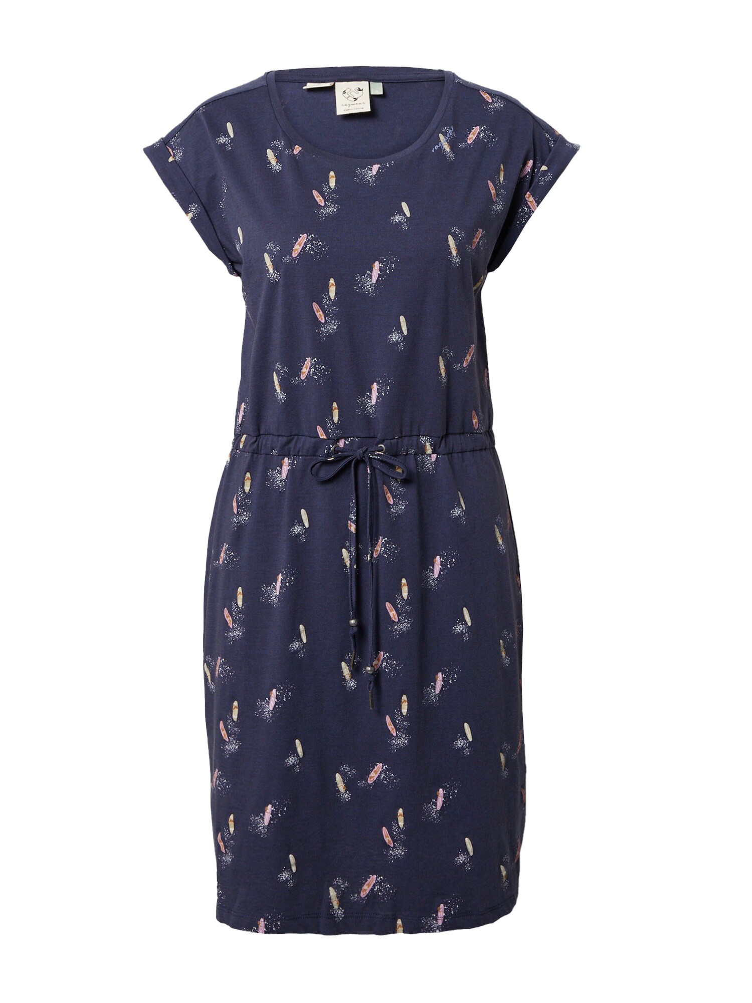 Ragwear Letné šaty 'Mallory'  béžová / námornícka modrá / oranžová / ružová