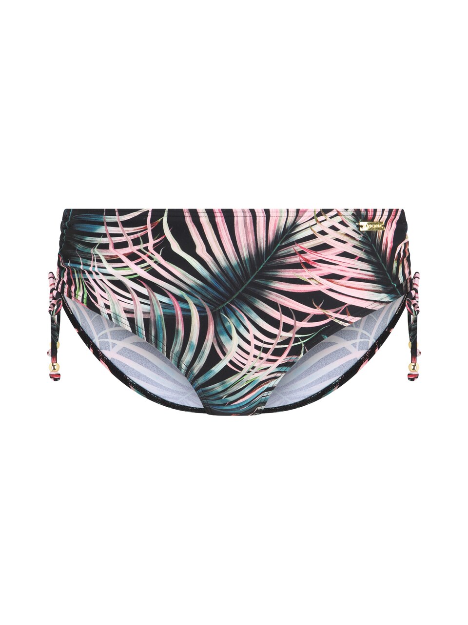 Bikiniunderdel petrol / rosa