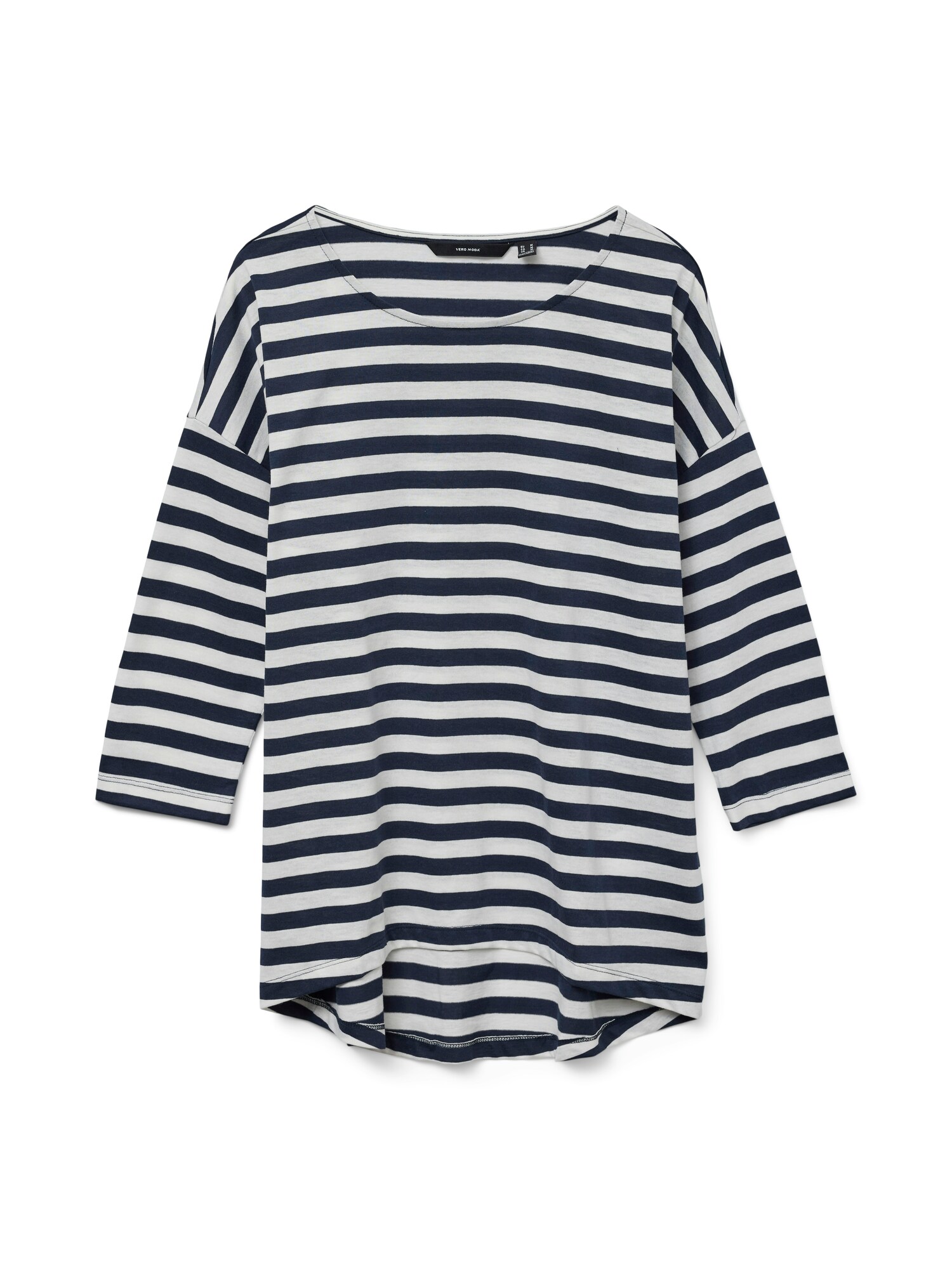 VERO MODA Póló 'VMLuna Malena'  tengerészkék / fehér akciós termékkép 1