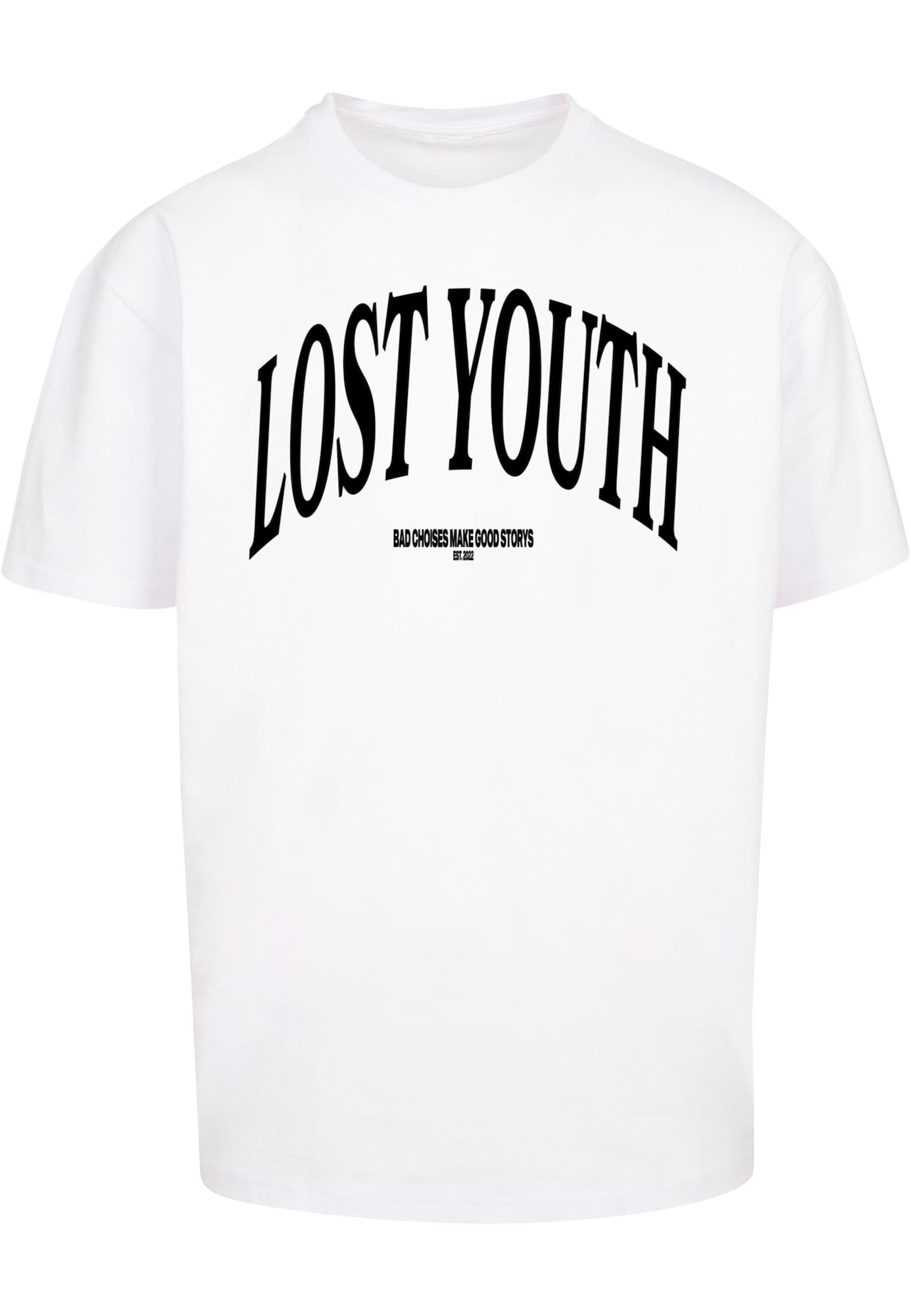 Lost Youth Marškinėliai 'Classic V.1' juoda / balta