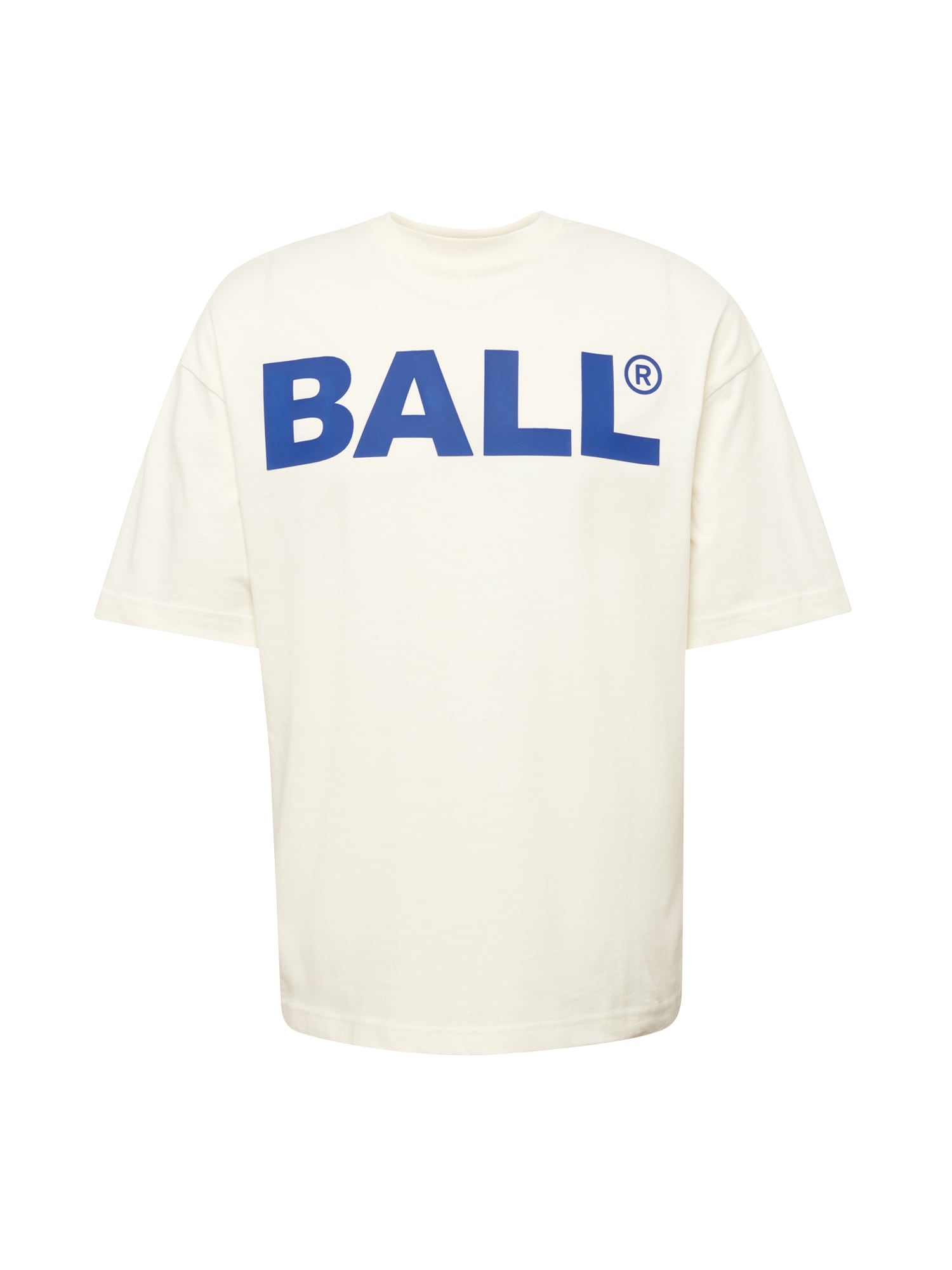 Ball Marškinėliai 'BALL' balta / mėlyna