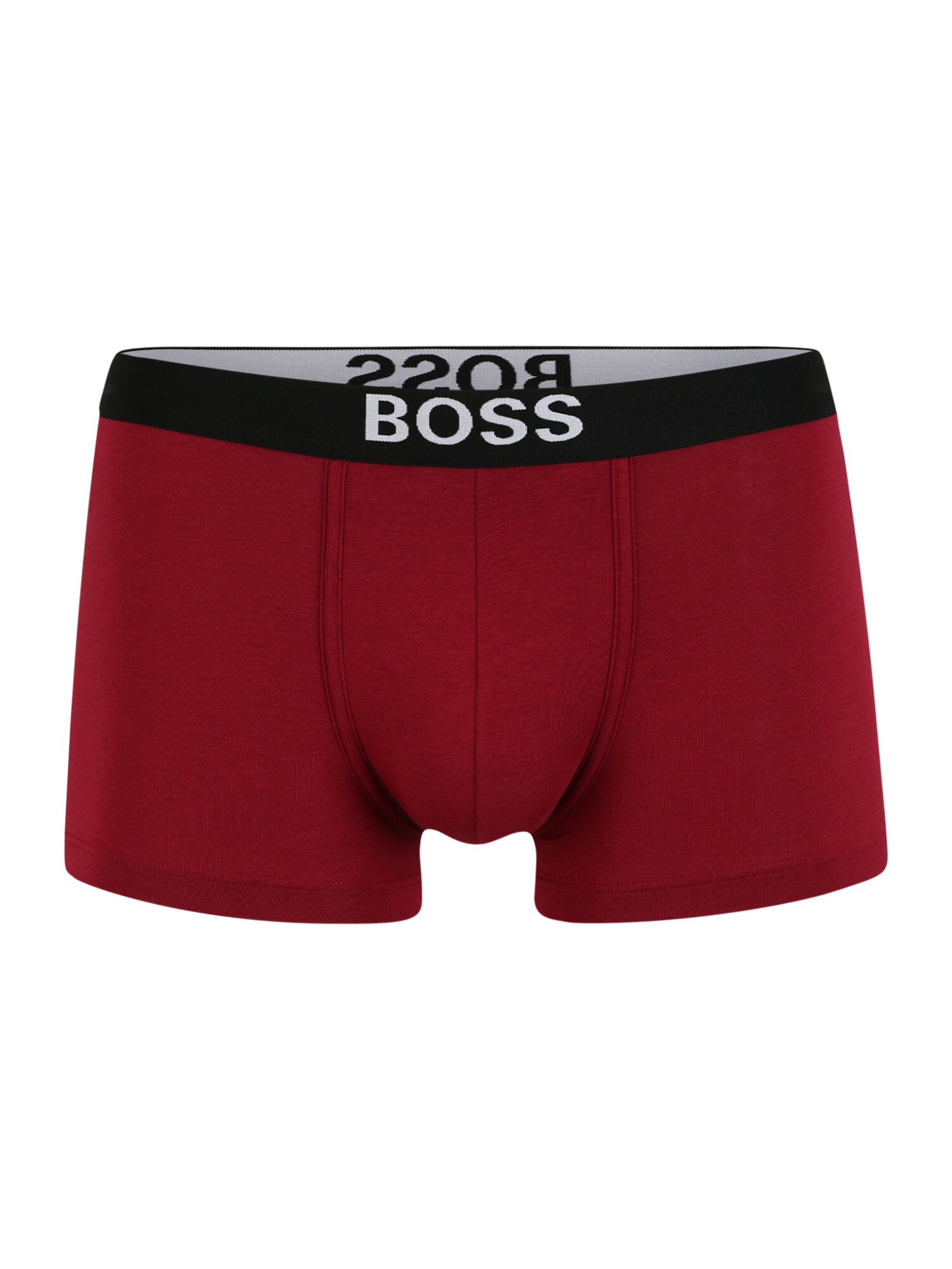 BOSS Boxer trumpikės 'Identity'  tamsiai raudona / balta / juoda