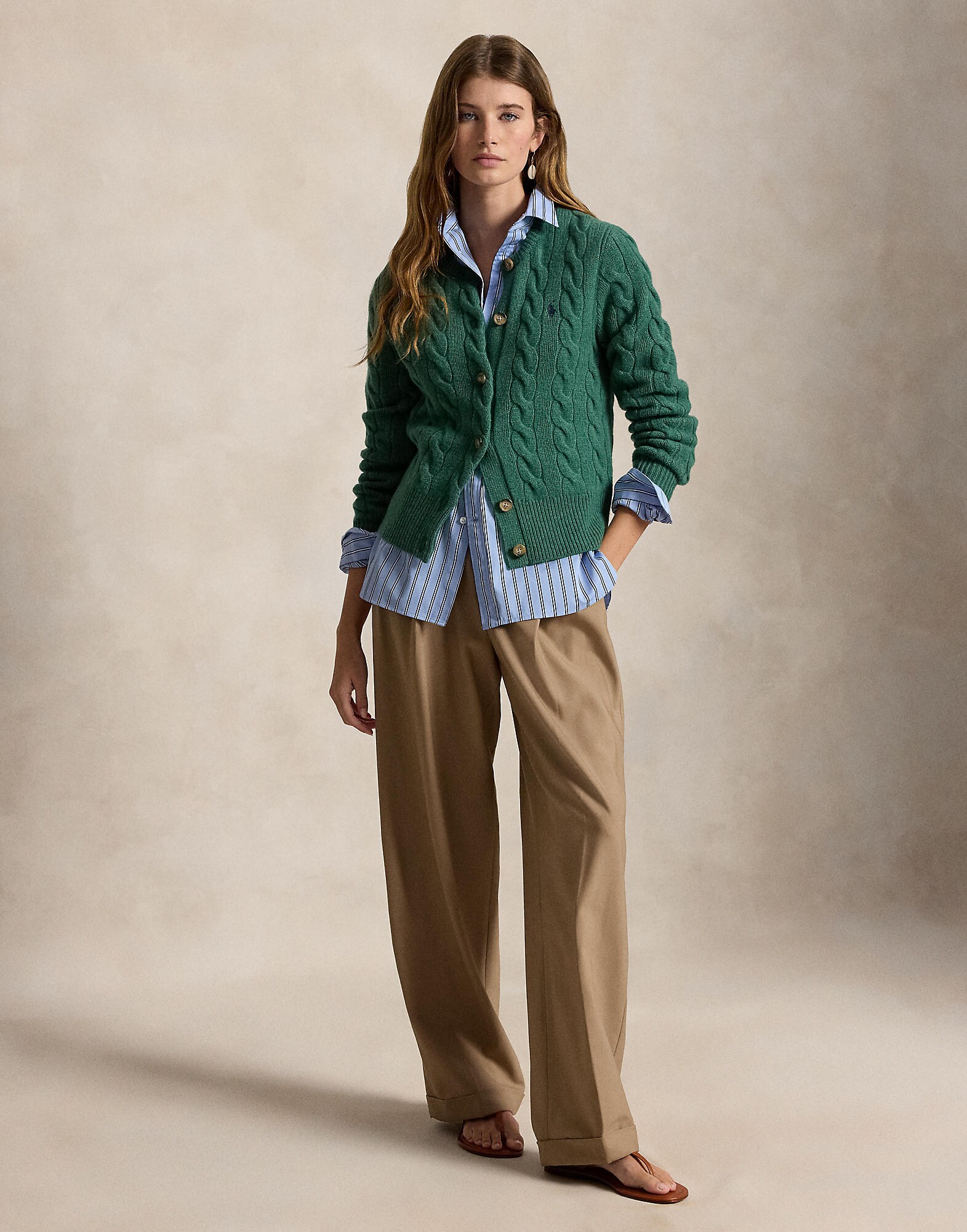Polo Ralph Lauren Cárdigan  verde – imagen 4