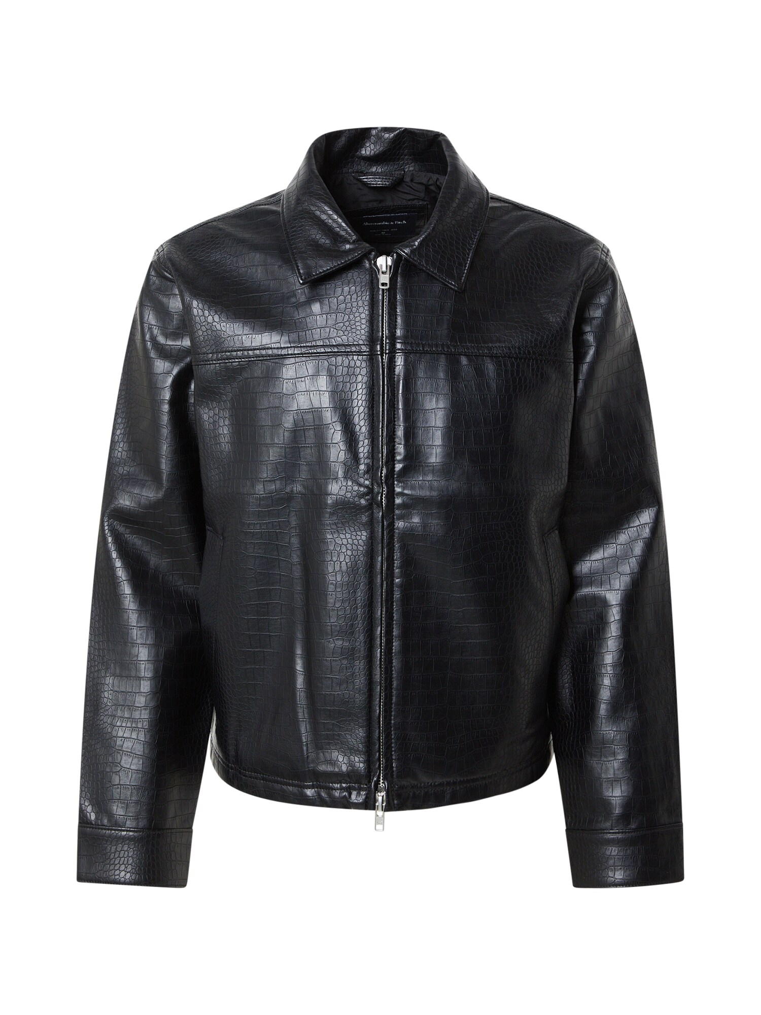 Abercrombie & Fitch Geacă de primăvară-toamnă  negru