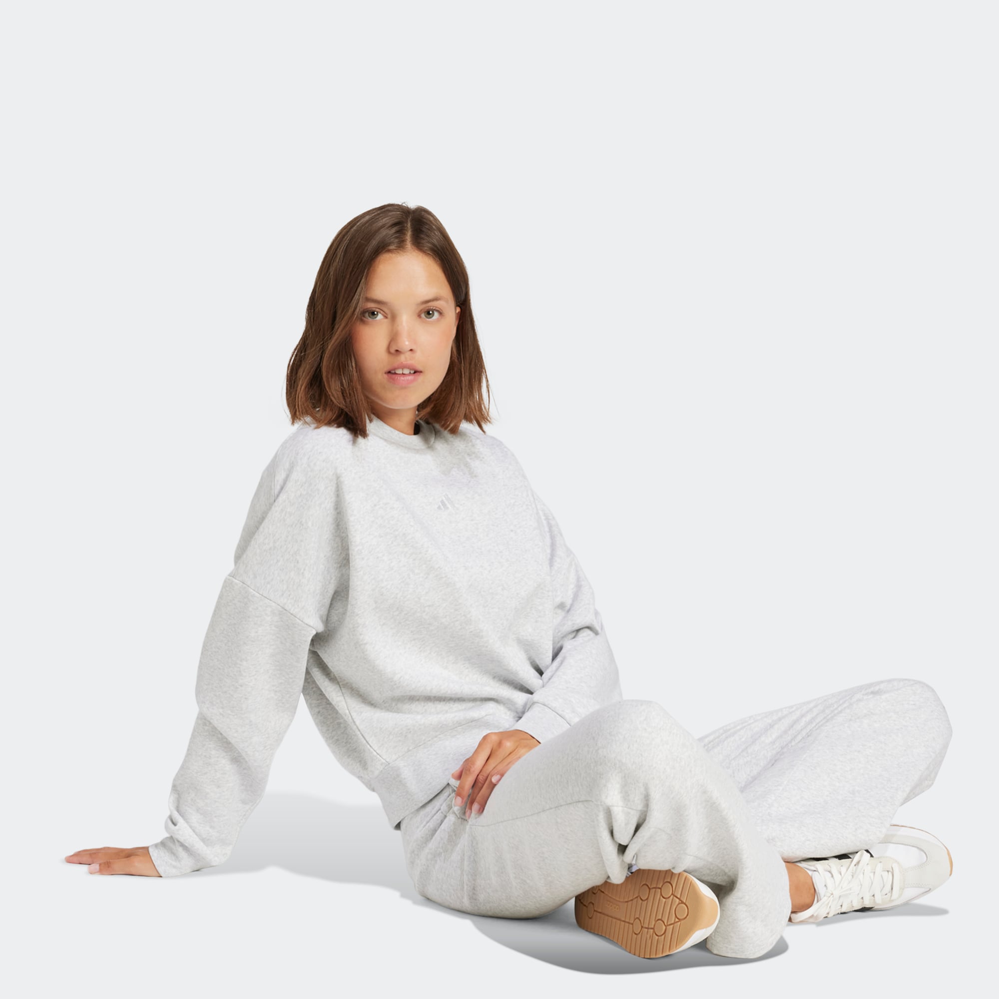 ADIDAS SPORTSWEAR Hanorac sport  gri amestecat / alb