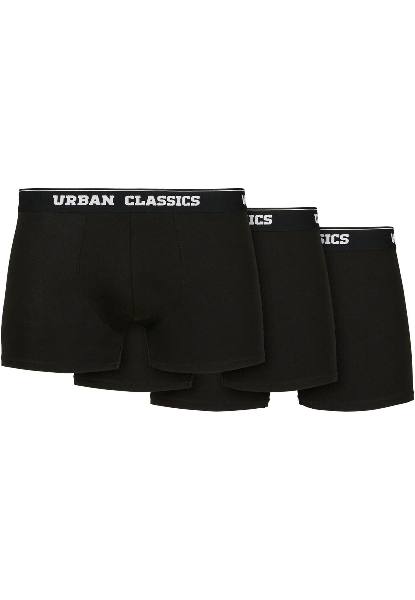 Urban Classics Boxeri  negru / alb