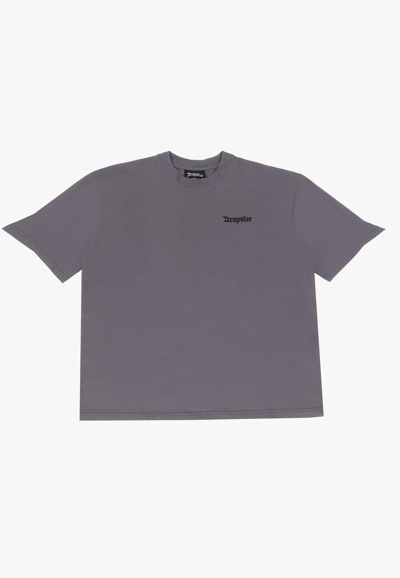 Dropsize Tricou  gri / negru