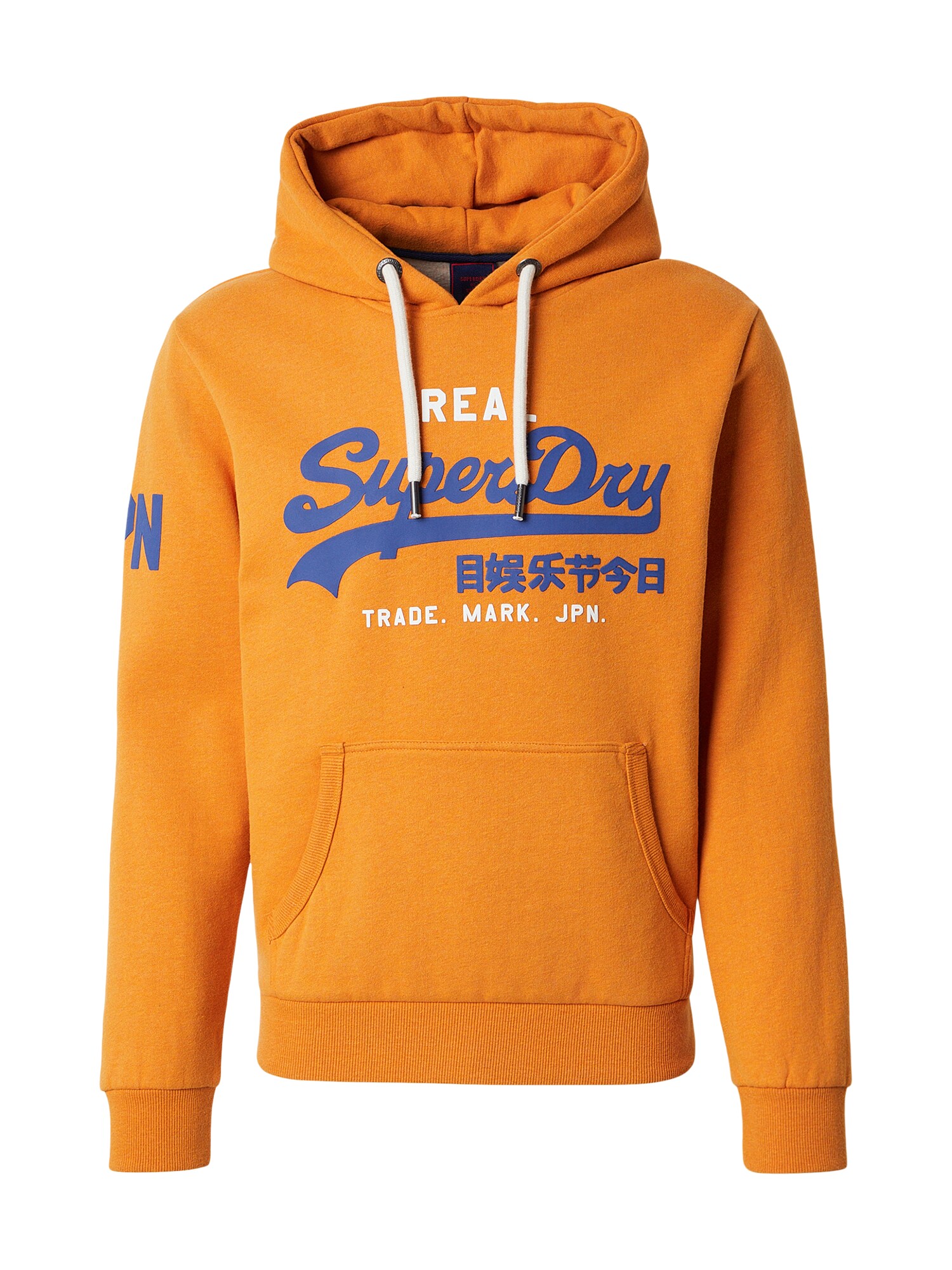 Superdry & Co Mikina 'CLASSIC' tmavomodrá / oranžová / biela