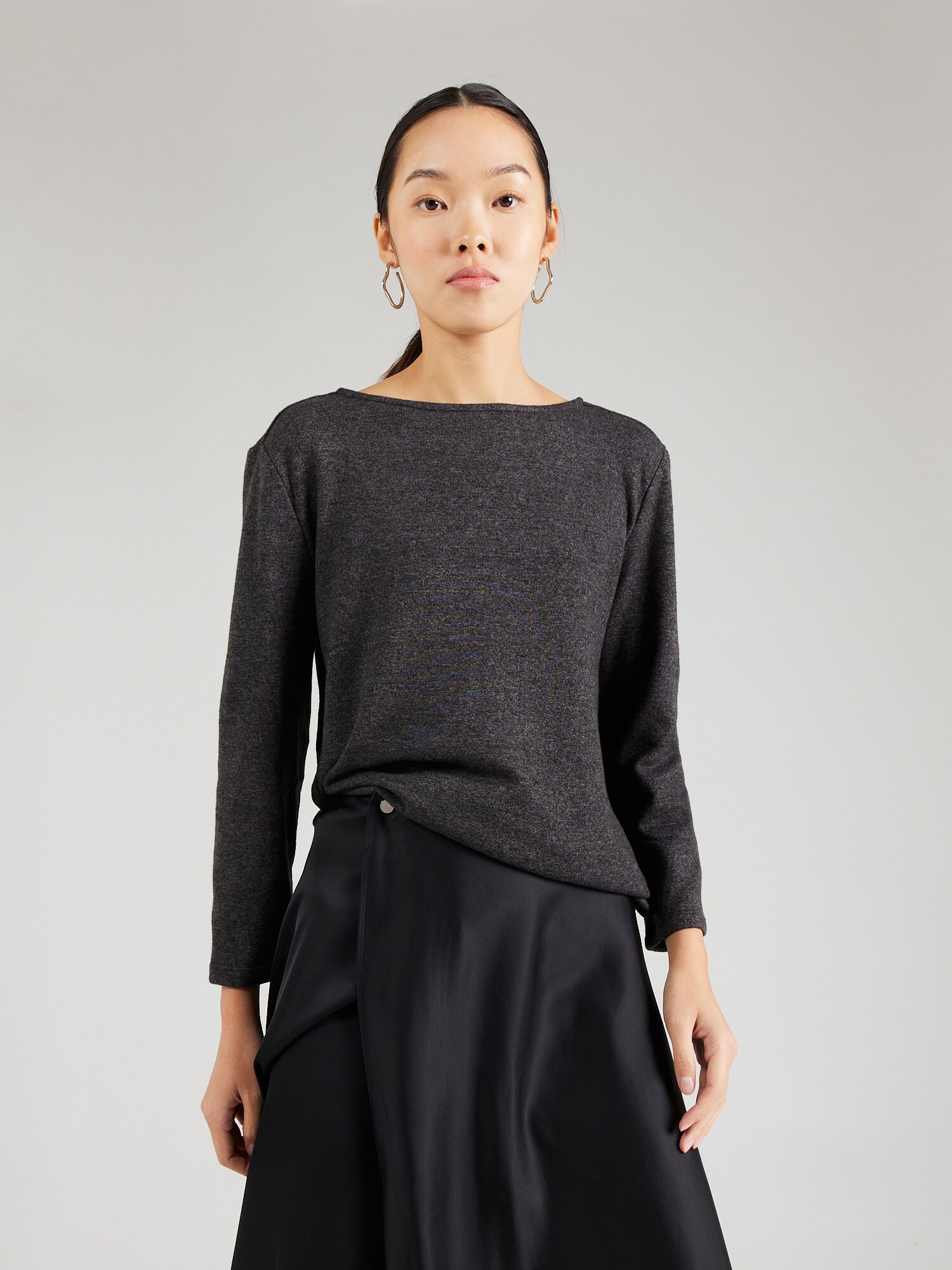 VERO MODA Pulóver 'BELLA'  fekete melír termék 2. képe