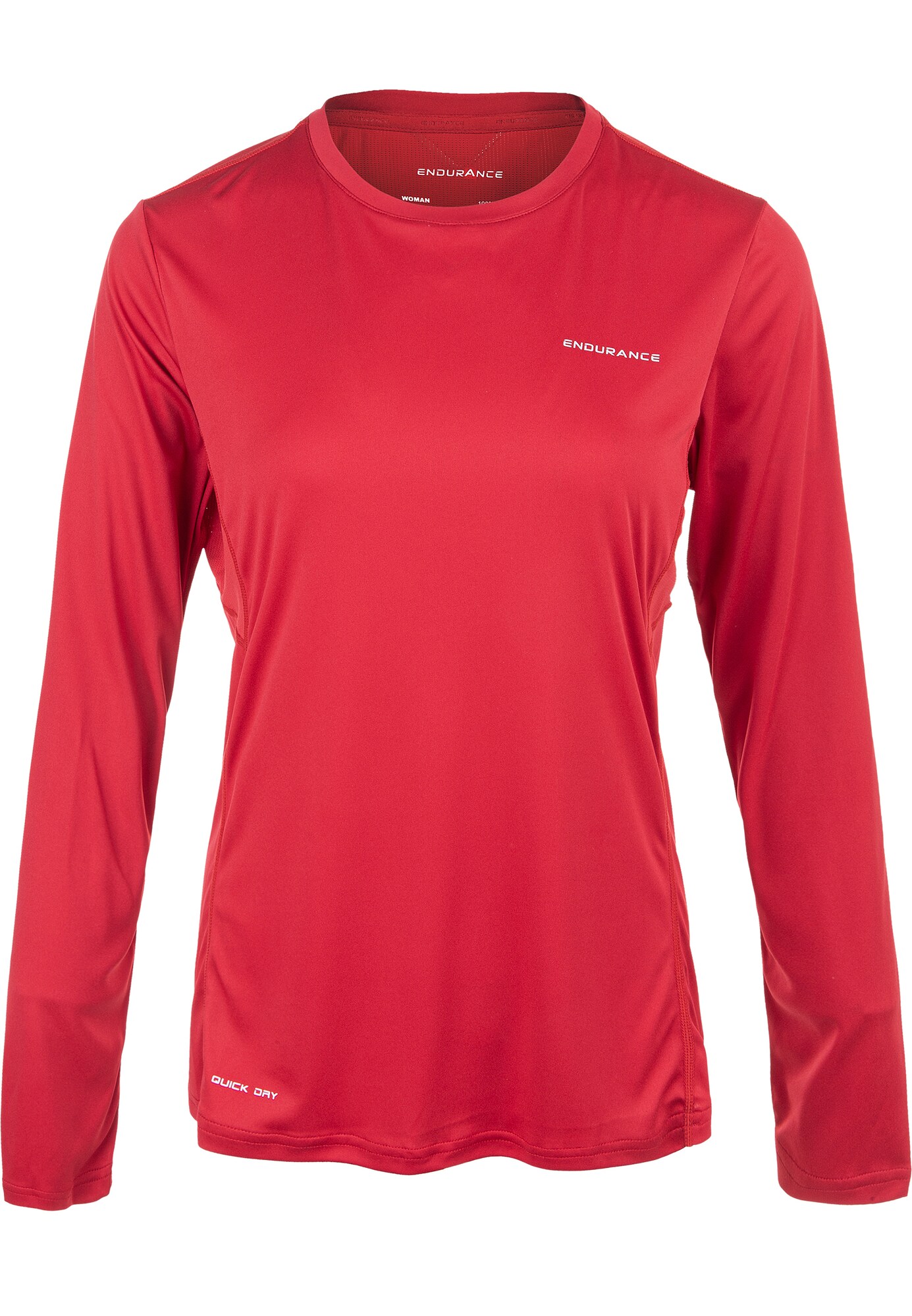 ENDURANCE Tricou funcțional Milly  roșu deschis / alb