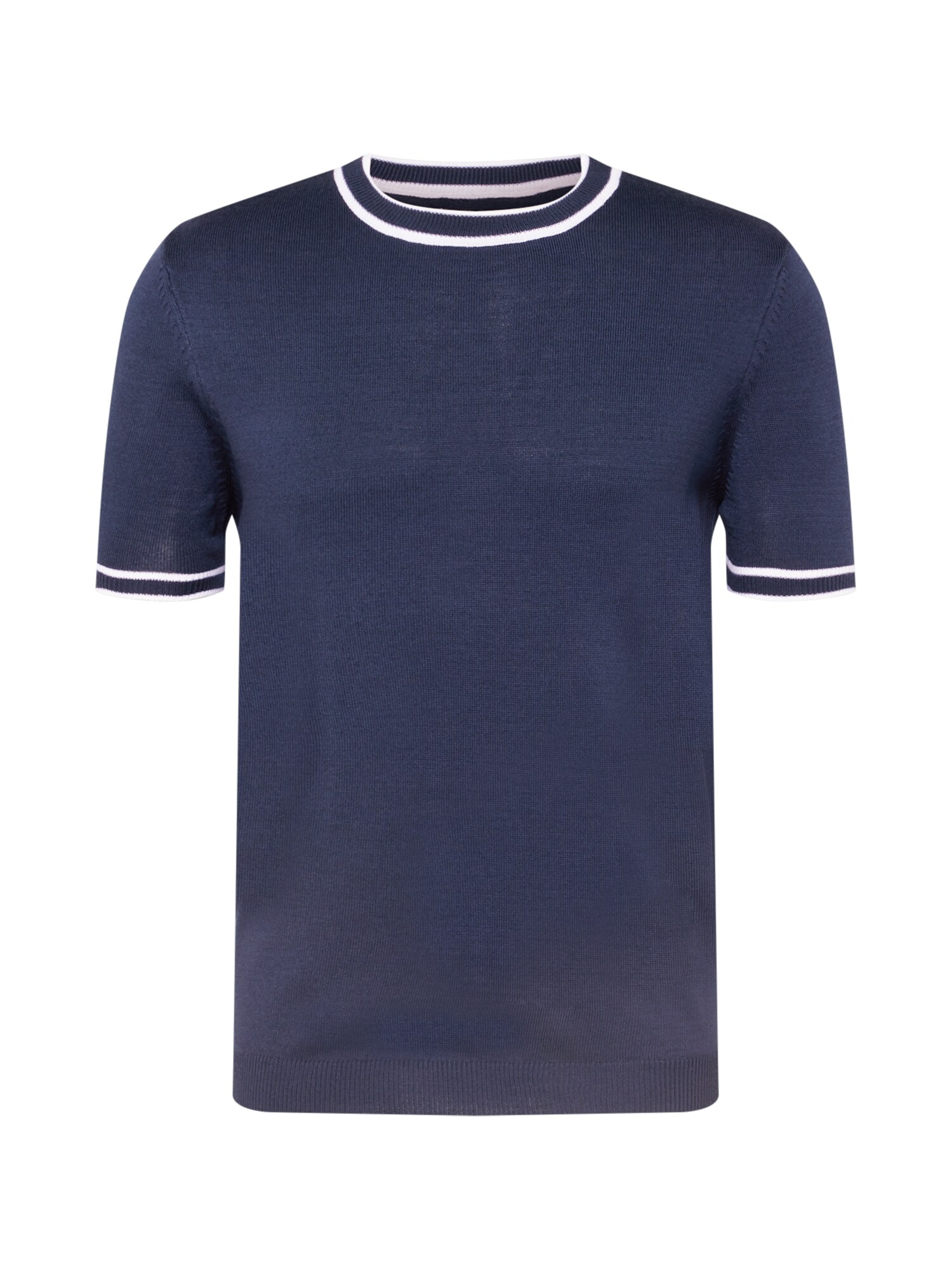 BURTON MENSWEAR LONDON Majica  temno modra / bela