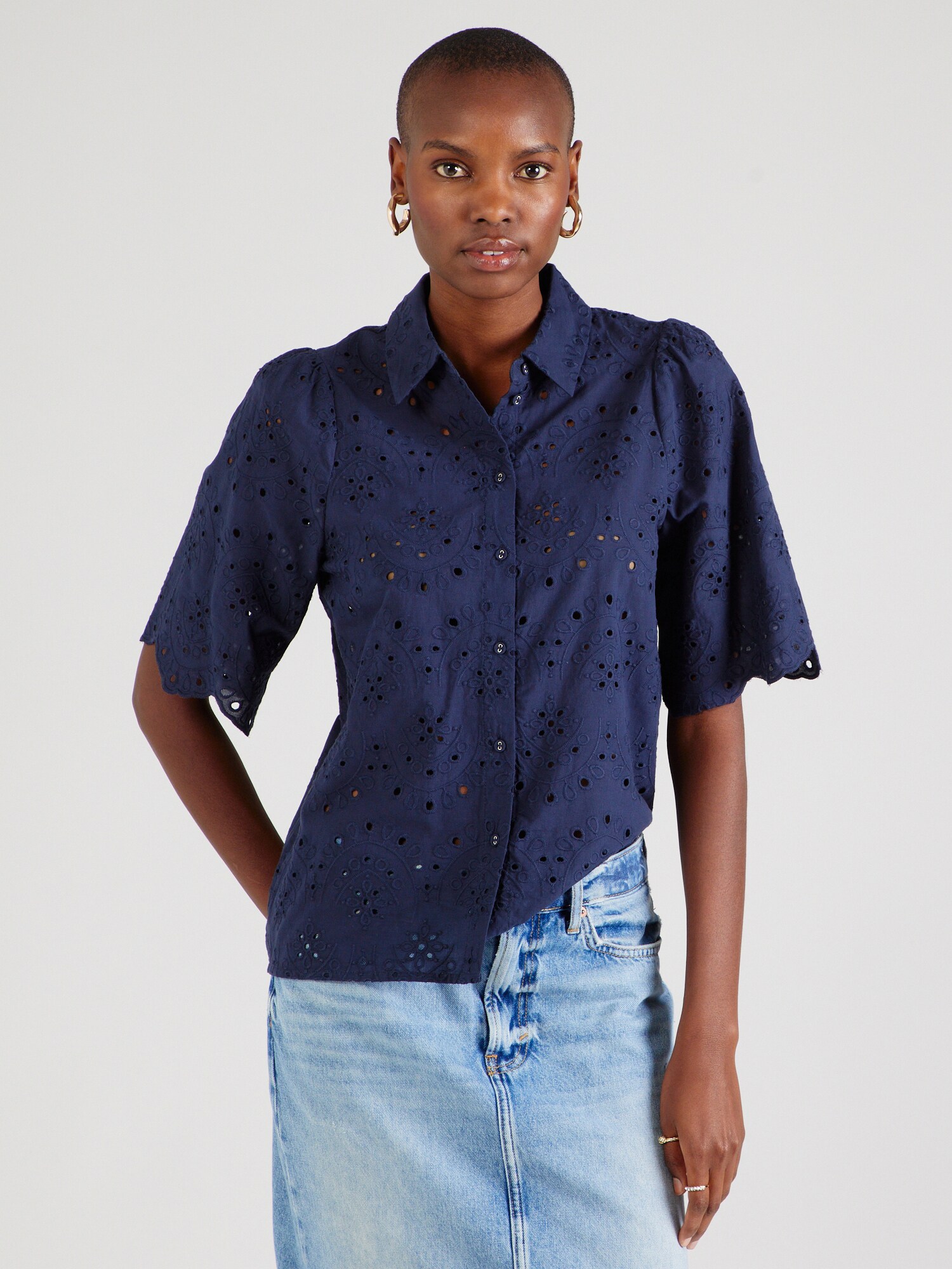 VERO MODA Blúz 'HAY'  éjkék termék 2. képe