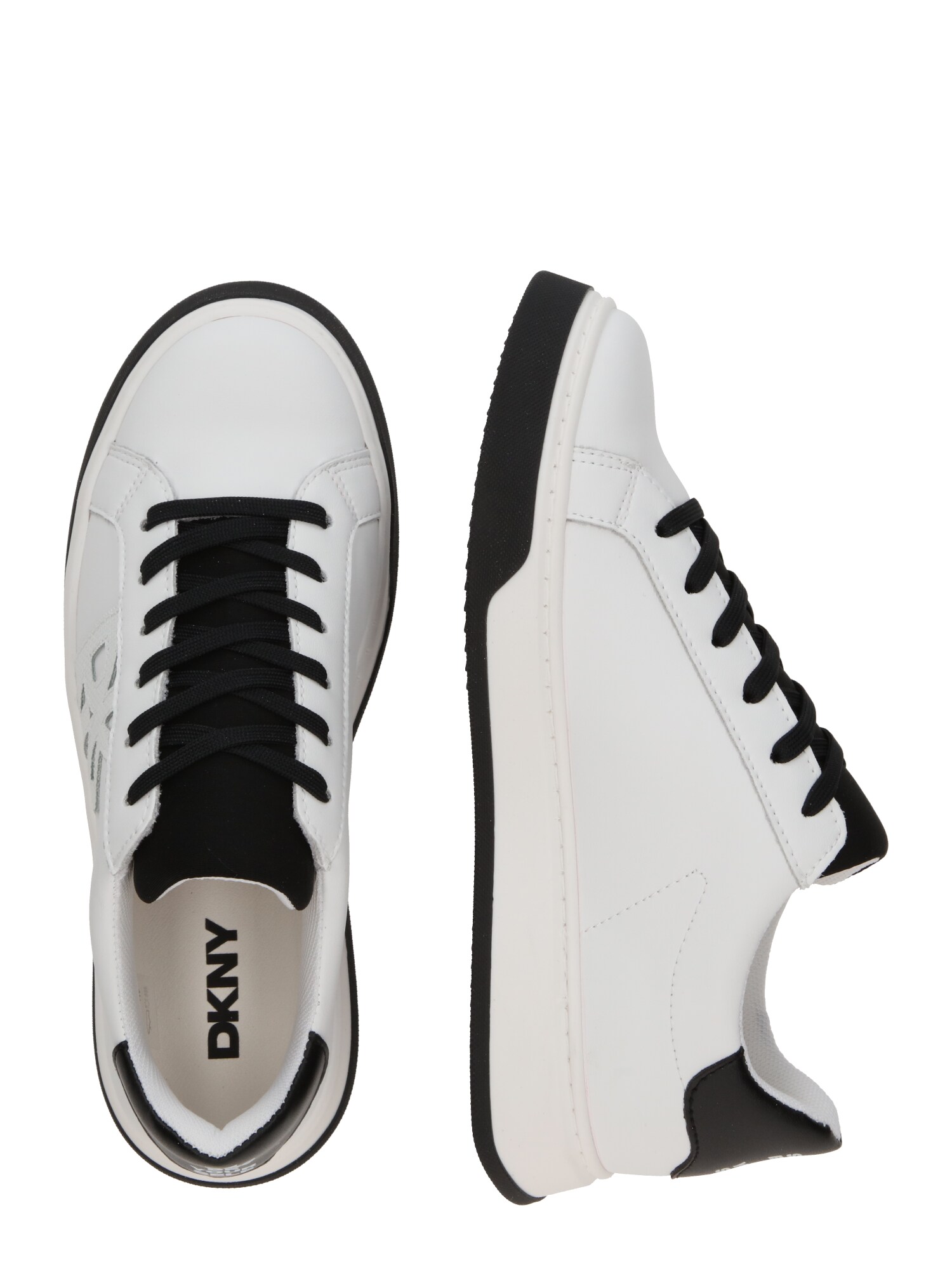 DKNY Sportcipő  fekete / természetes fehér termék 2. képe