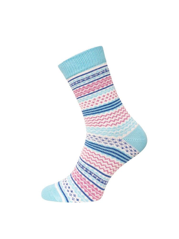 HomeOfSocks Socken 'HOS905' Damen Größe 35/38 hellblau